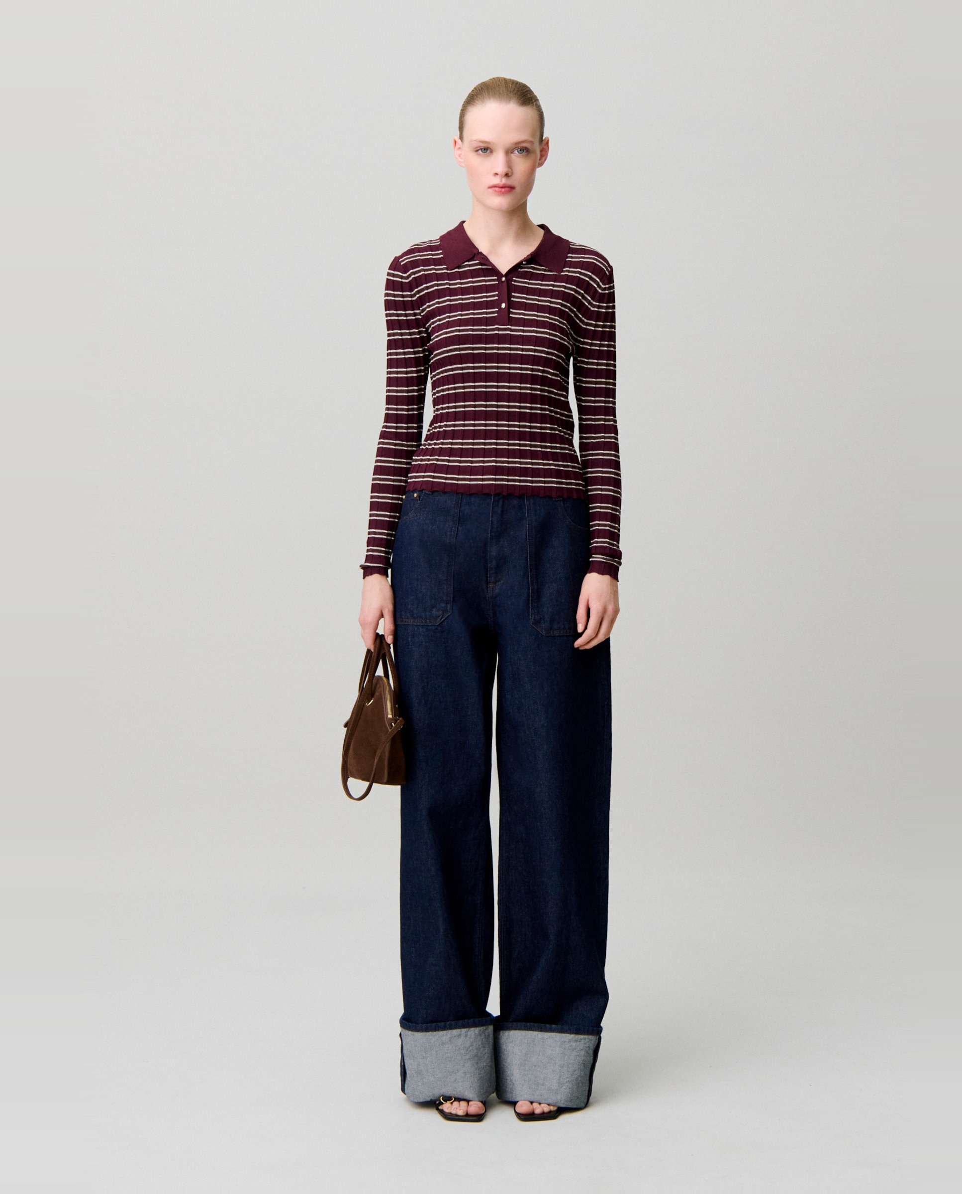 Jersey de mujer fino a rayas - Claudie Pierlot - Multicolor Multicolor-4