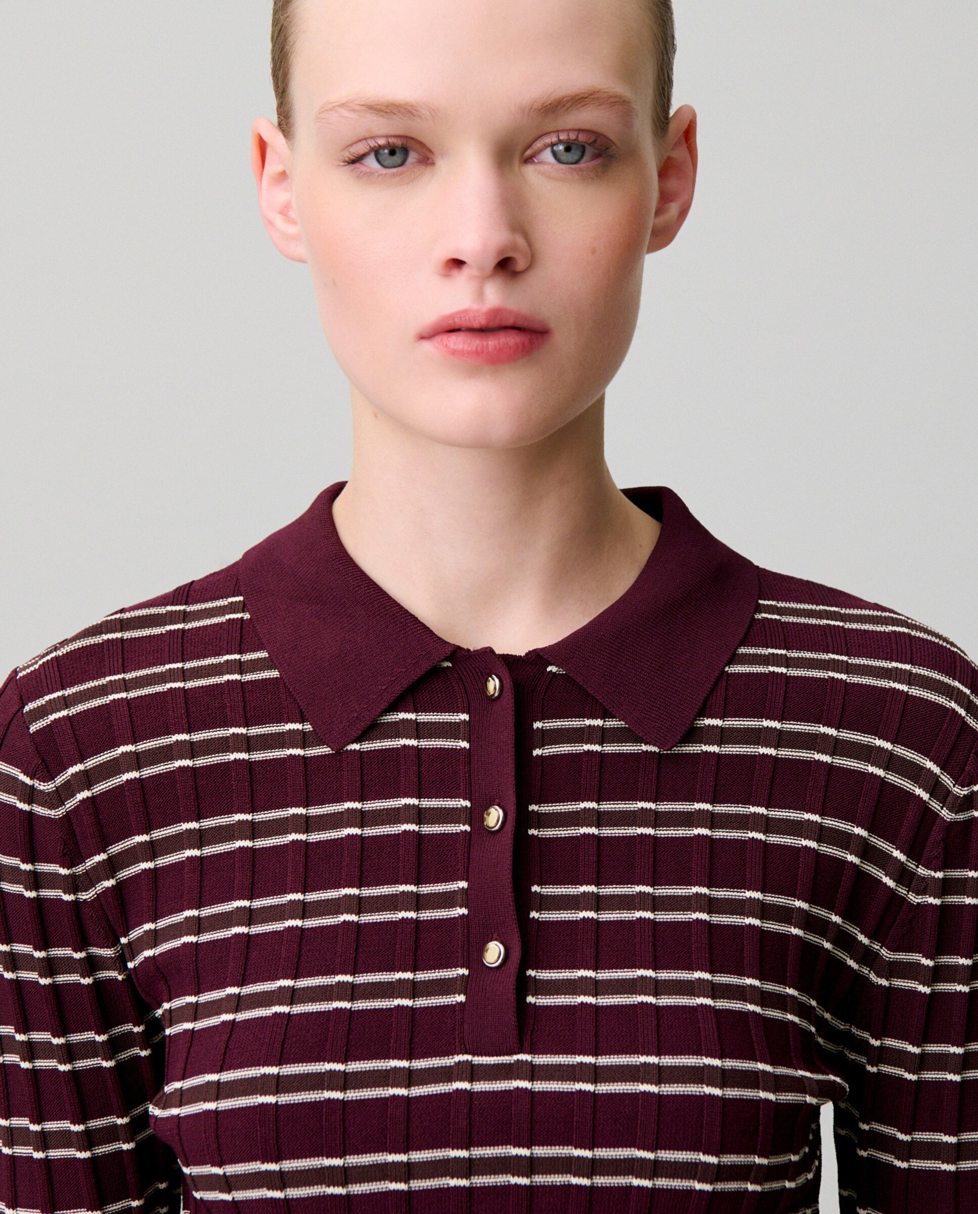 Jersey de mujer fino a rayas - Claudie Pierlot - Multicolor Multicolor-6