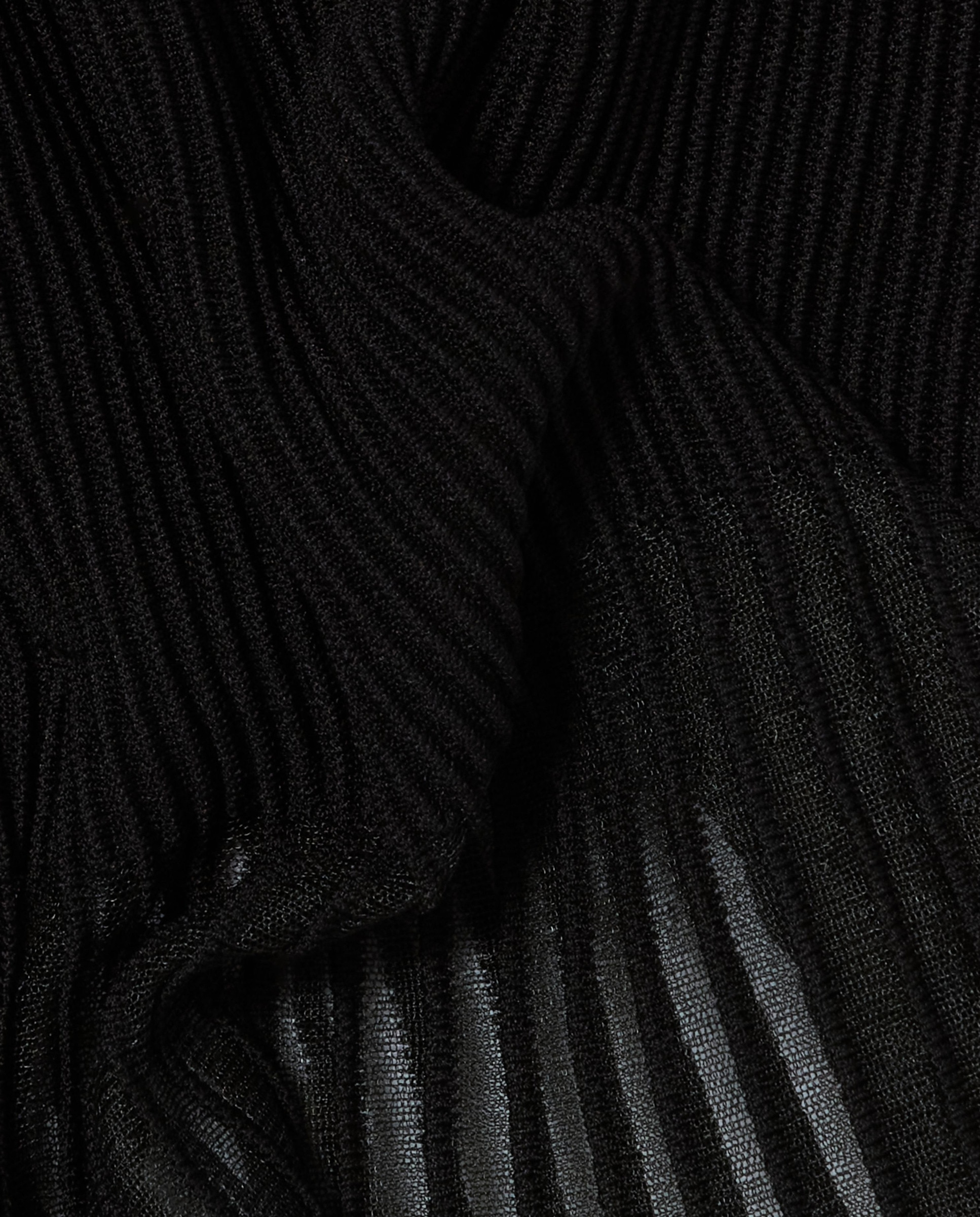 Top de punto de mujer cuello alto sin mangas - Claudie Pierlot - Negro Negro-5
