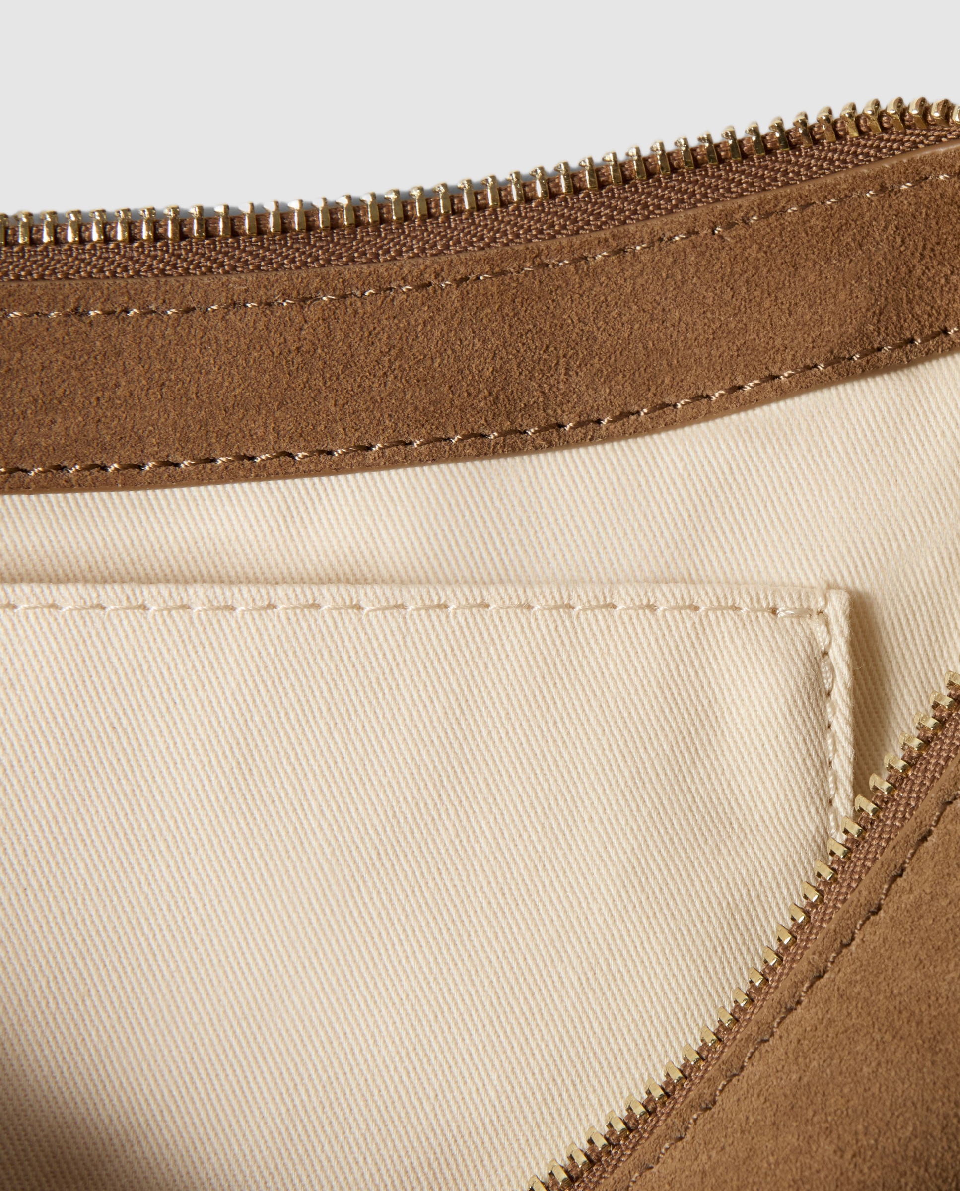 Bolso de hombro de ante suave con cierre de cremallera - Claudie Pierlot - Amarillo Amarillo-4