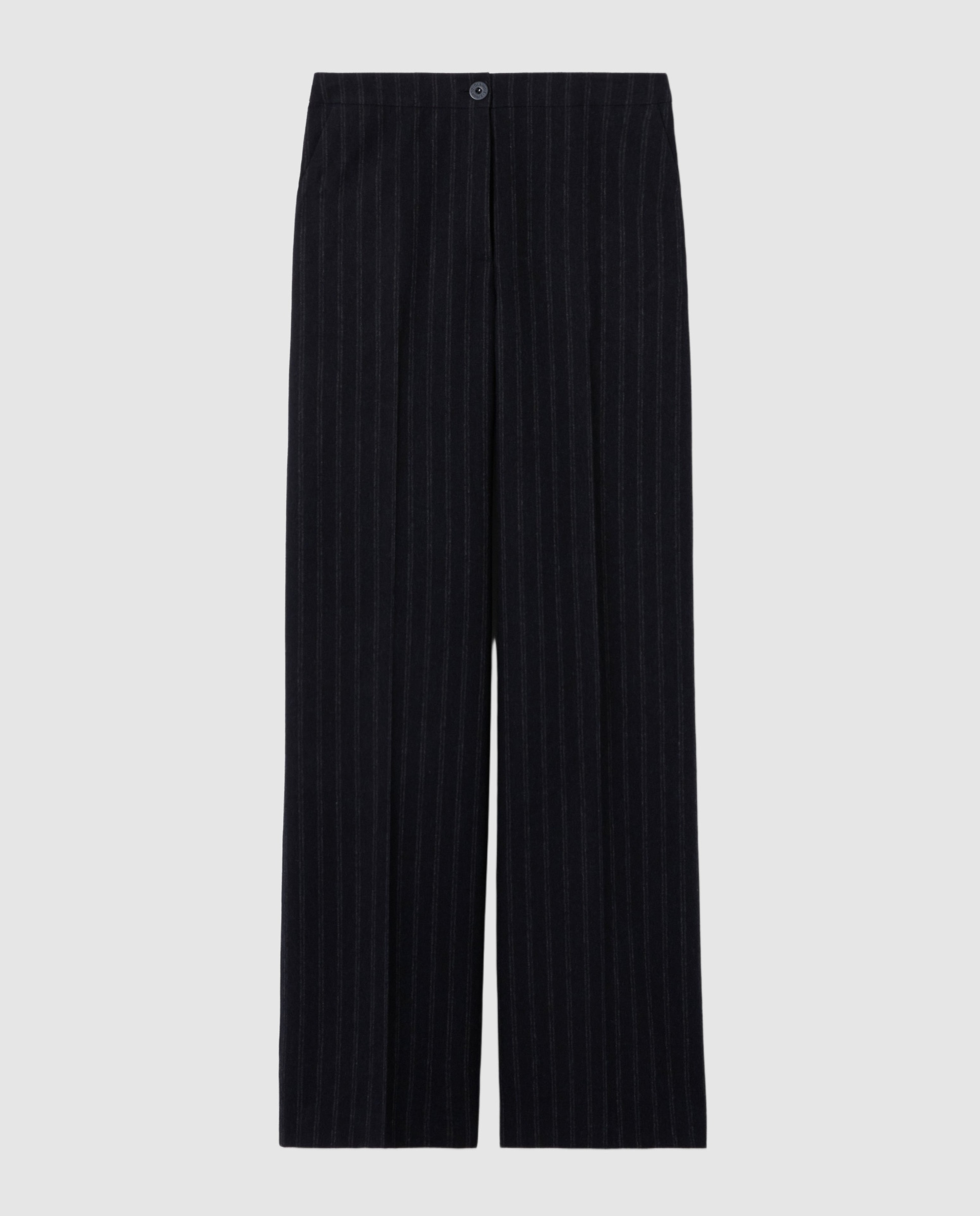 Pantalones anchos de mujer de punto con lana a rayas - Claudie Pierlot - Multicolor Multicolor-5