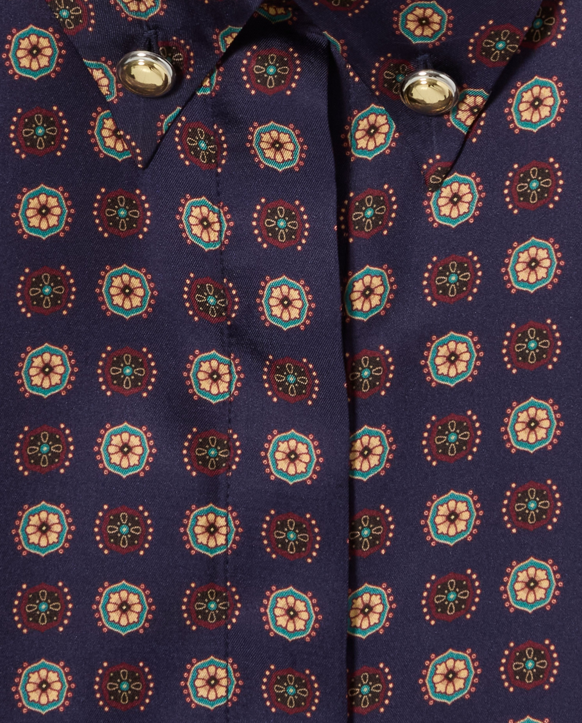 Camisa de mujer estampada de seda boxy - Claudie Pierlot - Marino Marino-7