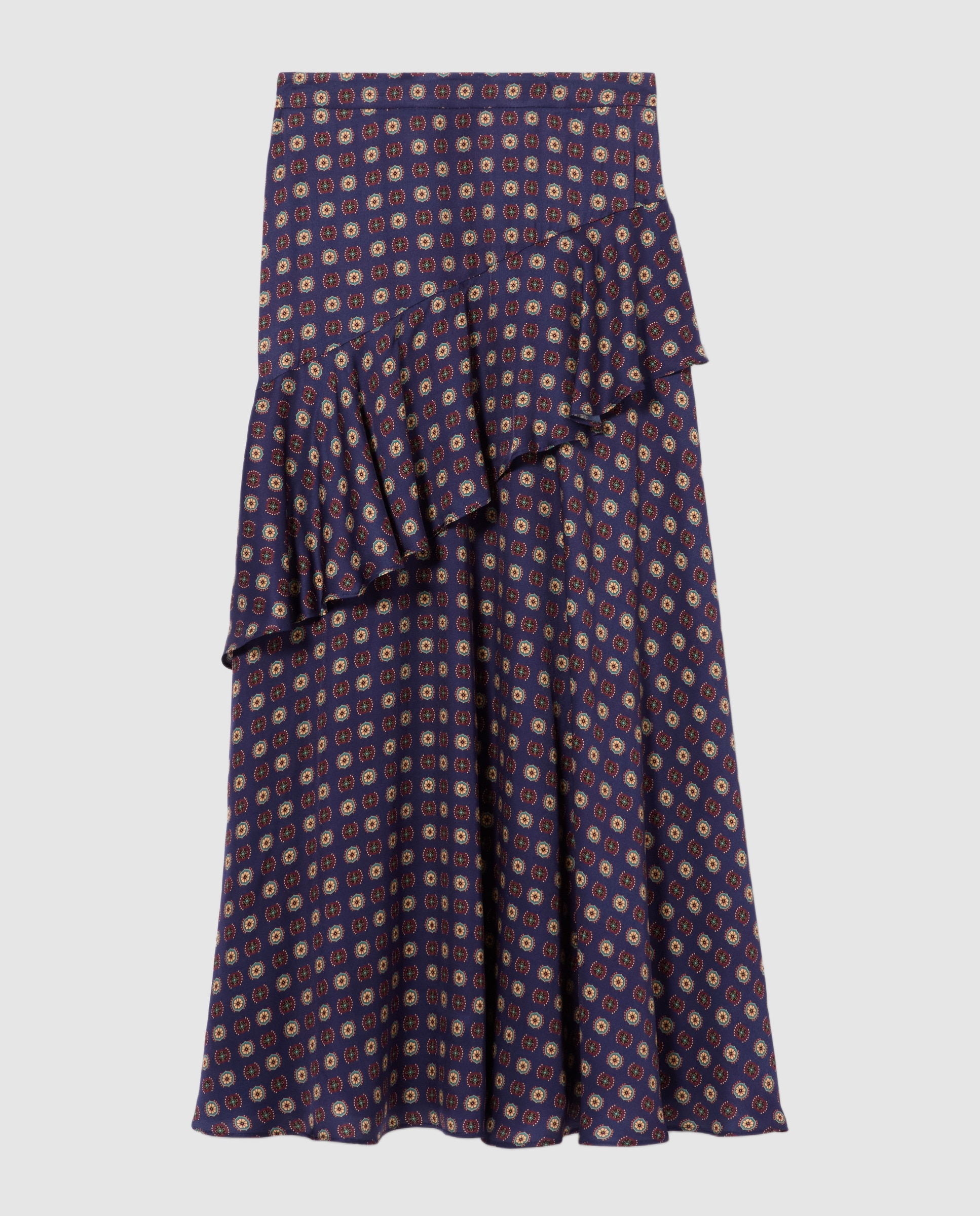Falda midi estampada acampanada - Claudie Pierlot - Marino Marino-8