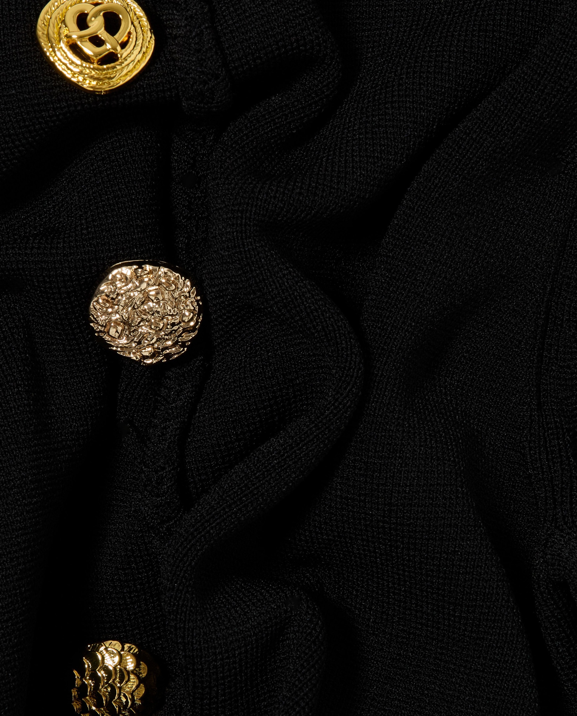 Top de punto de mujer manga corta cuello redondo - Claudie Pierlot - Negro Negro-7