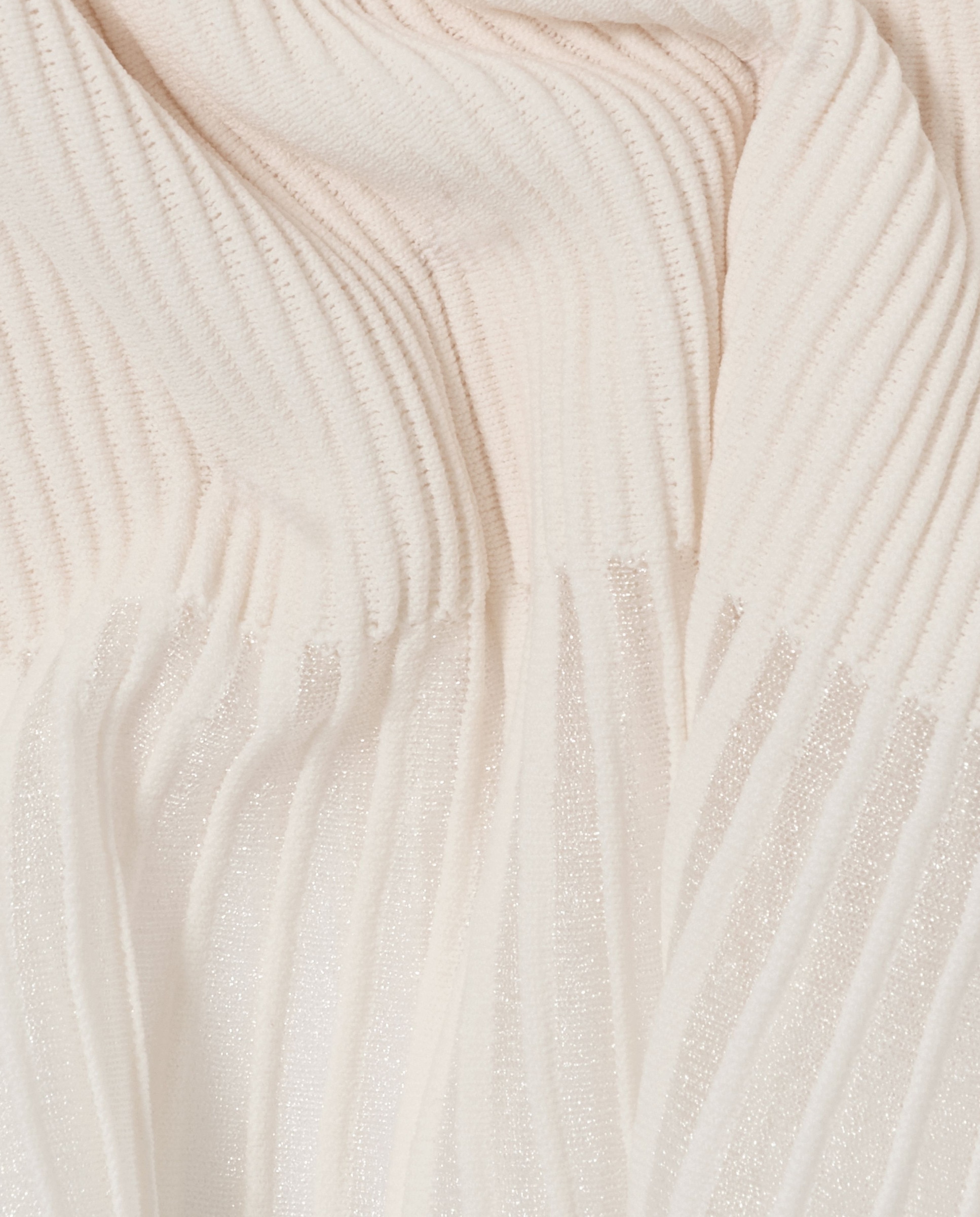 Top de punto de mujer cuello alto sin mangas - Claudie Pierlot - Blanco Blanco-7