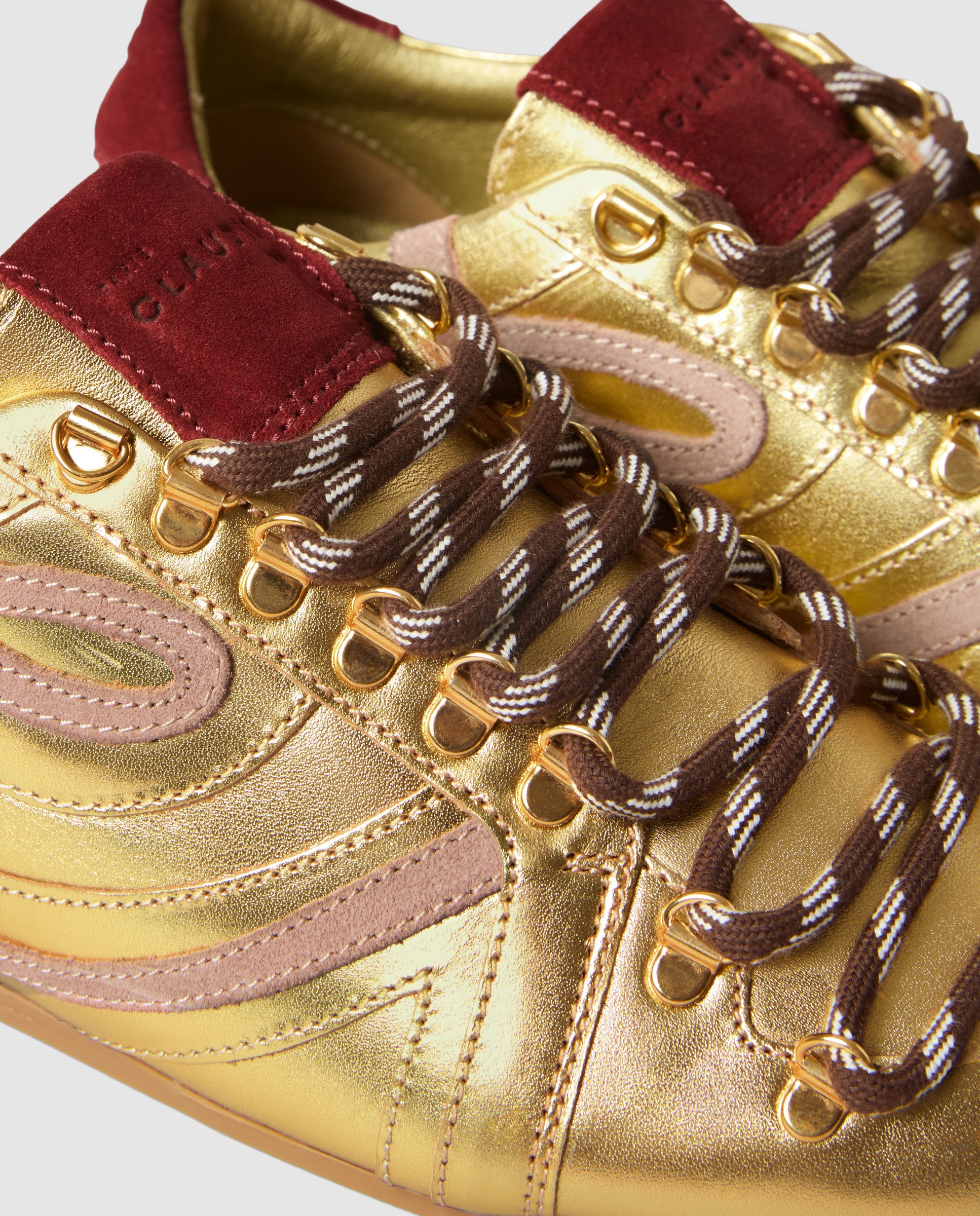 Zapatillas de mujer swing doradas - Claudie Pierlot - Oro Oro-4