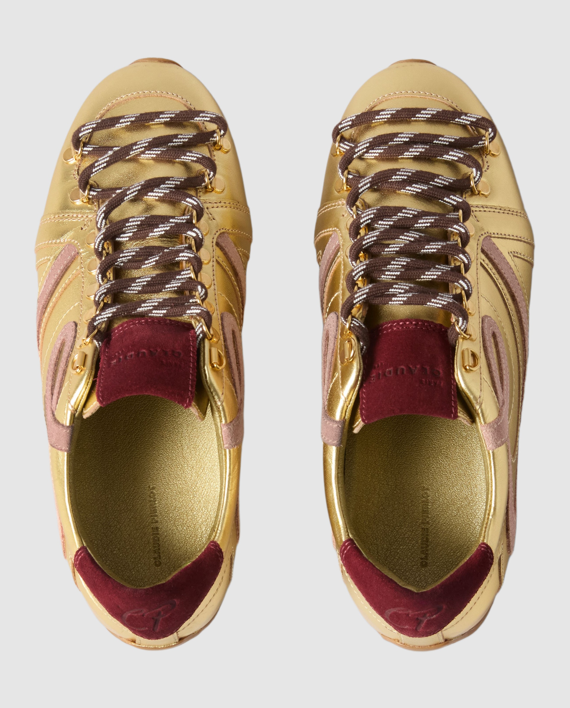 Zapatillas de mujer swing doradas - Claudie Pierlot - Oro Oro-5
