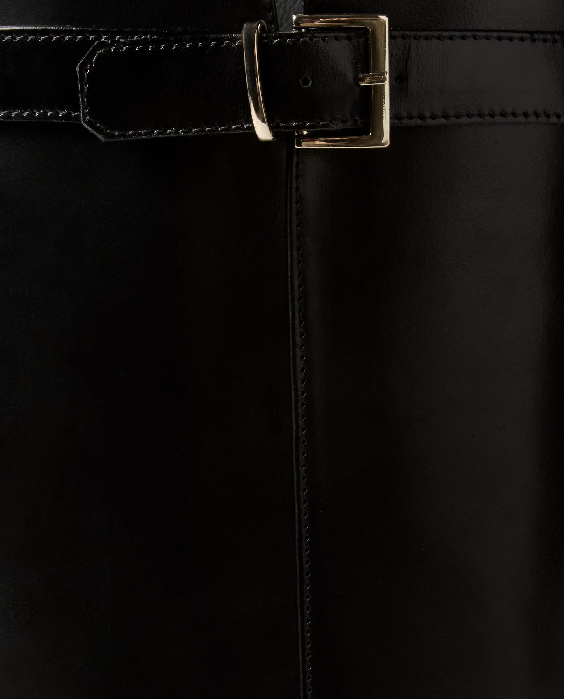 Botas básicas de mujer de piel lisa encerada - Claudie Pierlot - Negro Negro-5