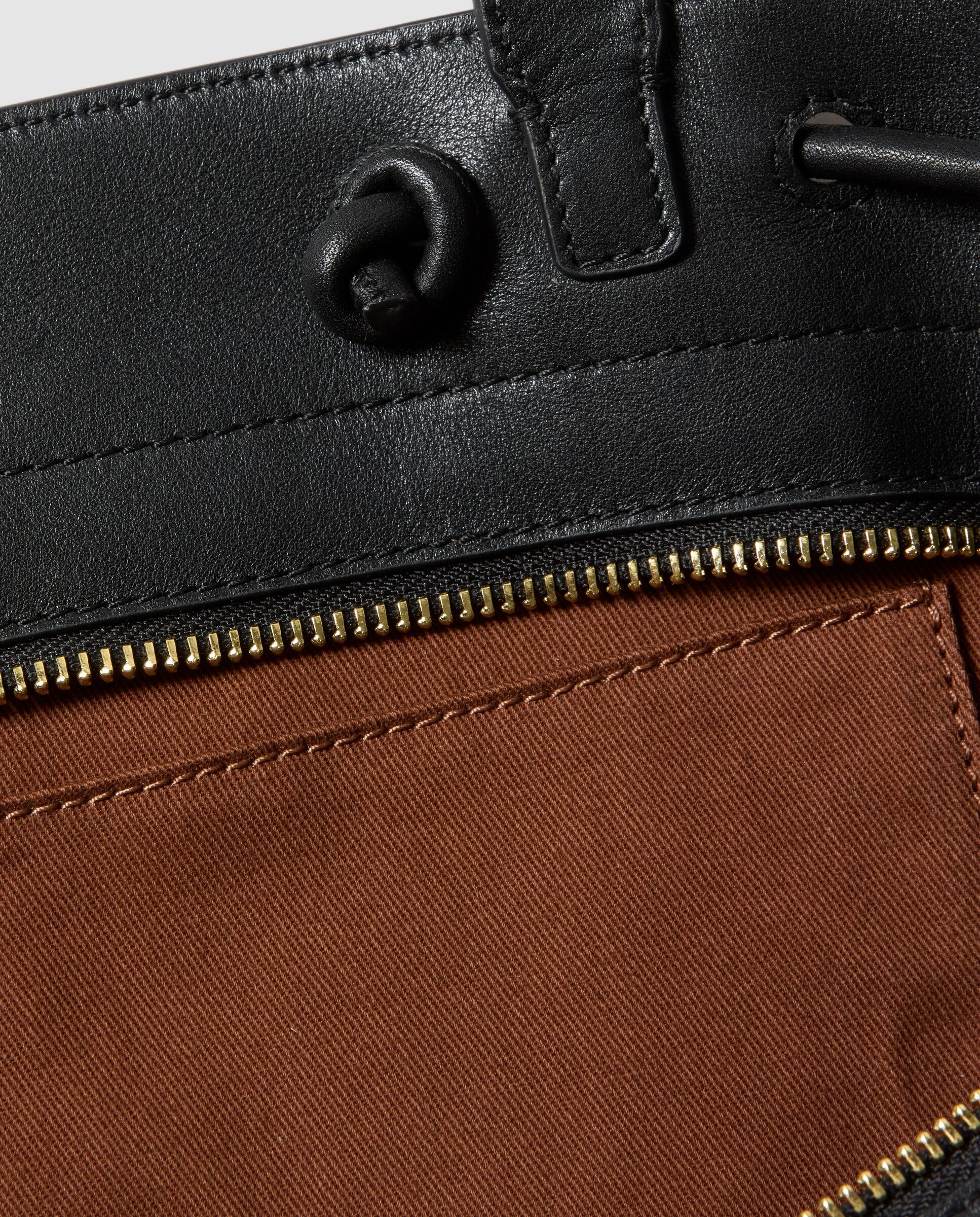 Bolso shopper de mujer piel lisa con anilla metálica - Claudie Pierlot - Negro Negro-4