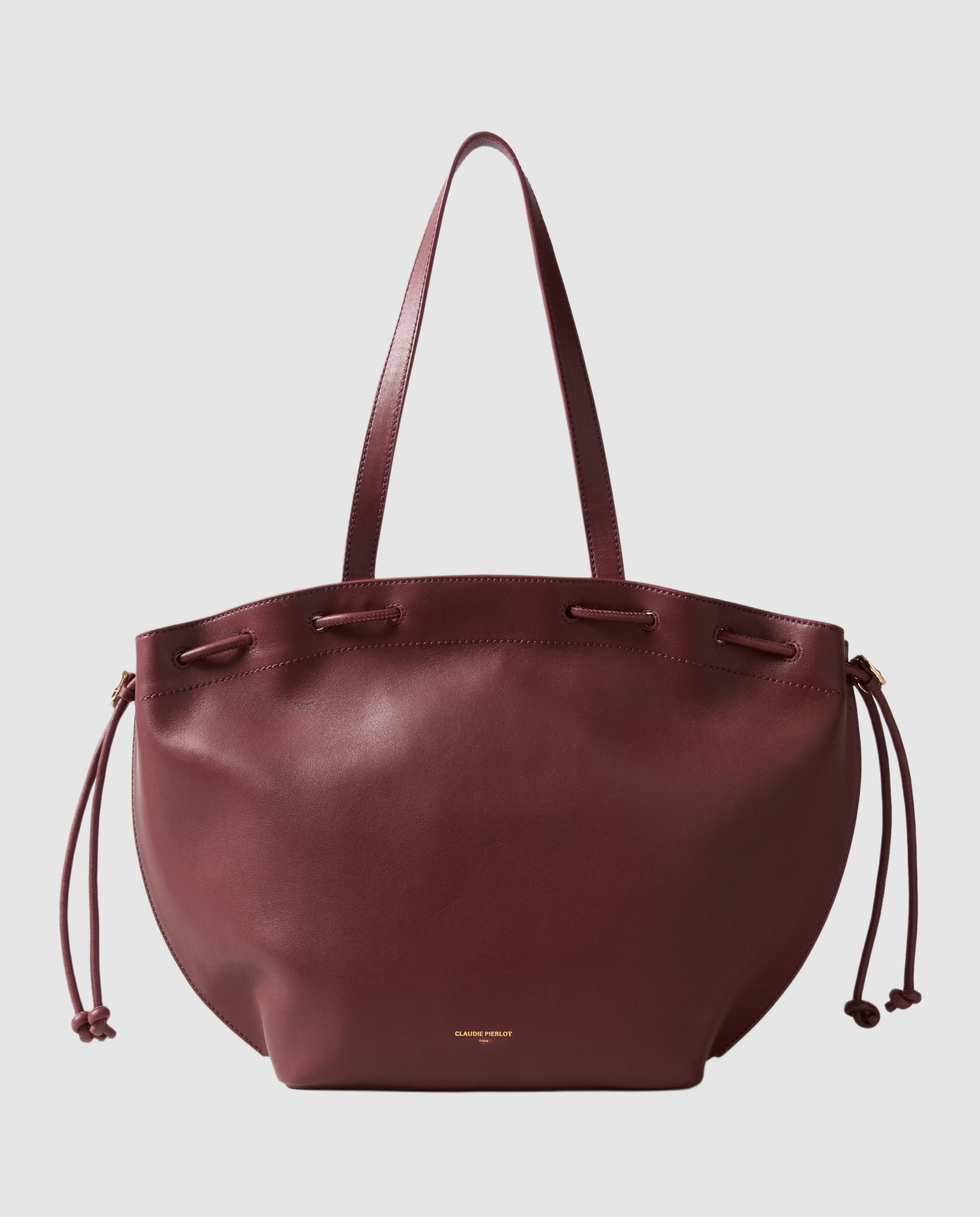 Bolso shopper de mujer piel lisa con anilla metálica - Claudie Pierlot - Cereza Cereza-1