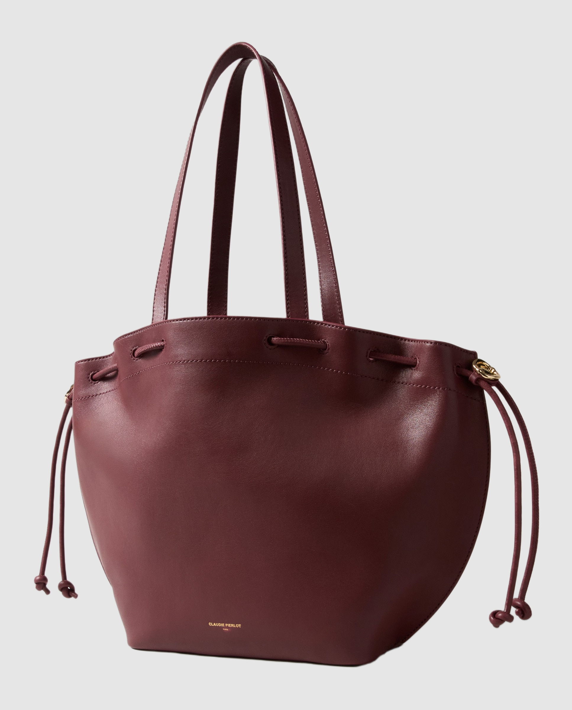 Bolso shopper de mujer piel lisa con anilla metálica - Claudie Pierlot - Cereza Cereza-3