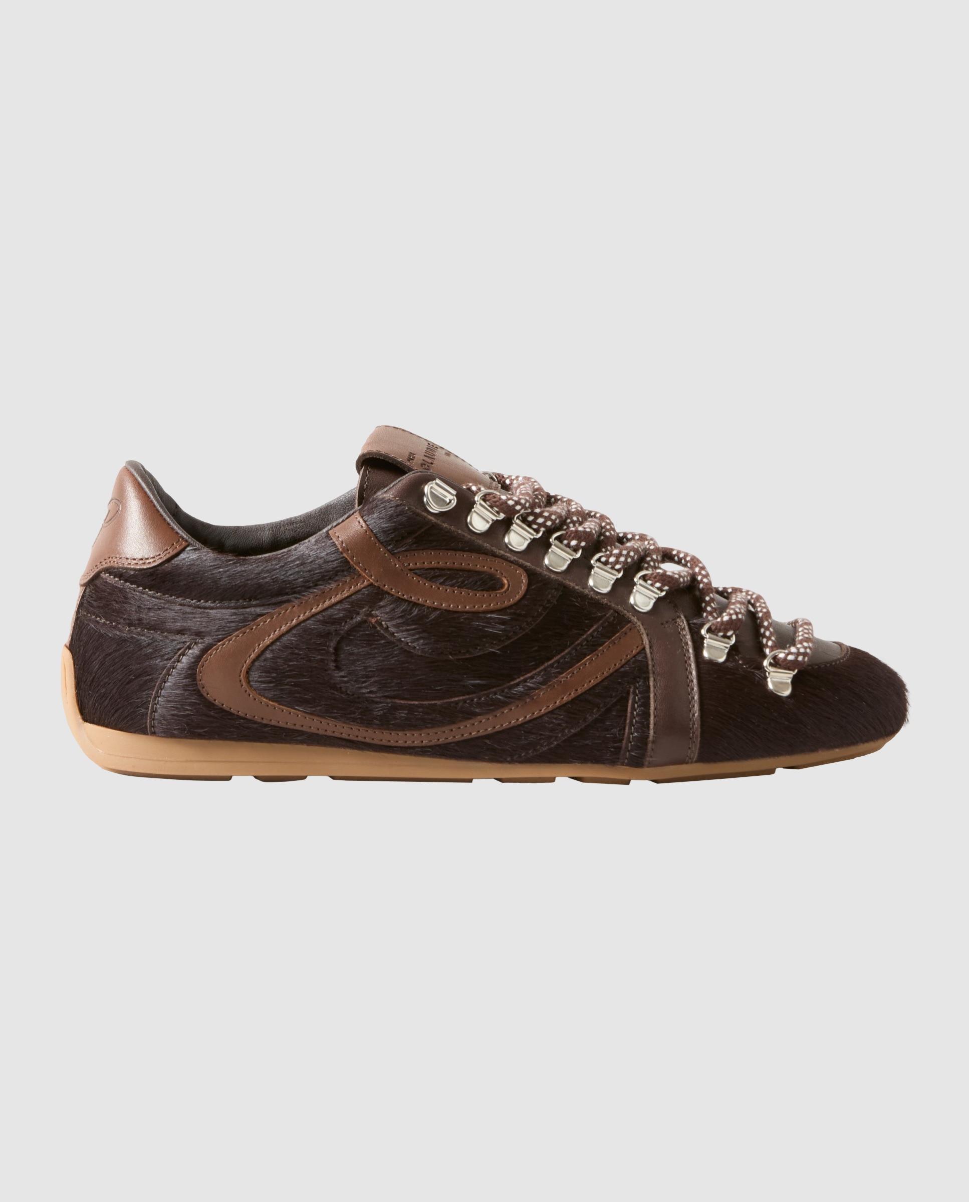 Zapatillas de mujer de diseño outdoor y color chocolate - Claudie Pierlot - Marrón oscuro Marrón oscuro-1