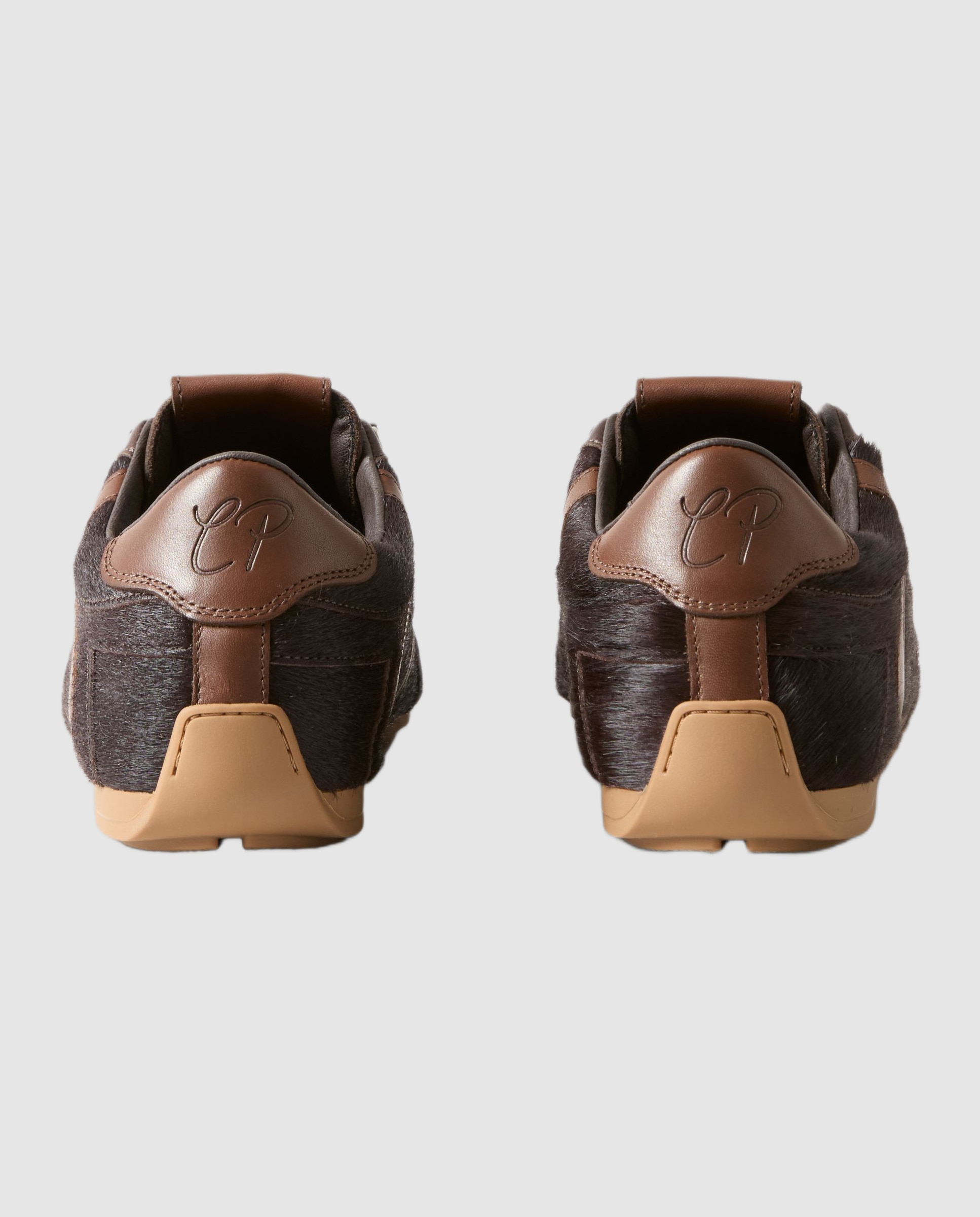 Zapatillas de mujer de diseño outdoor y color chocolate - Claudie Pierlot - Marrón oscuro Marrón oscuro-3
