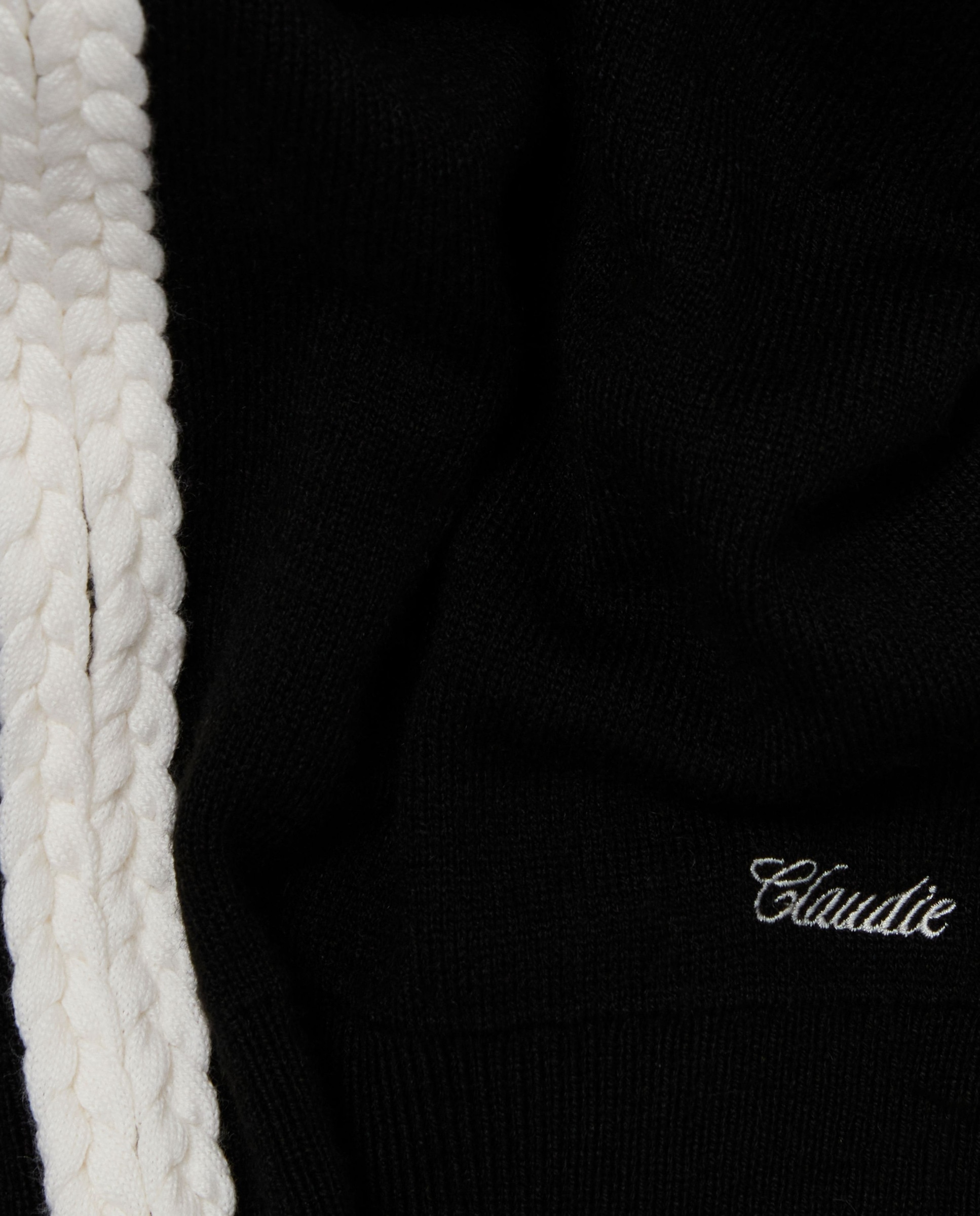 Cárdigan de punto con cremallera de mujer de cuello camionero y trenzas - Claudie Pierlot - Multicolor Multicolor-7