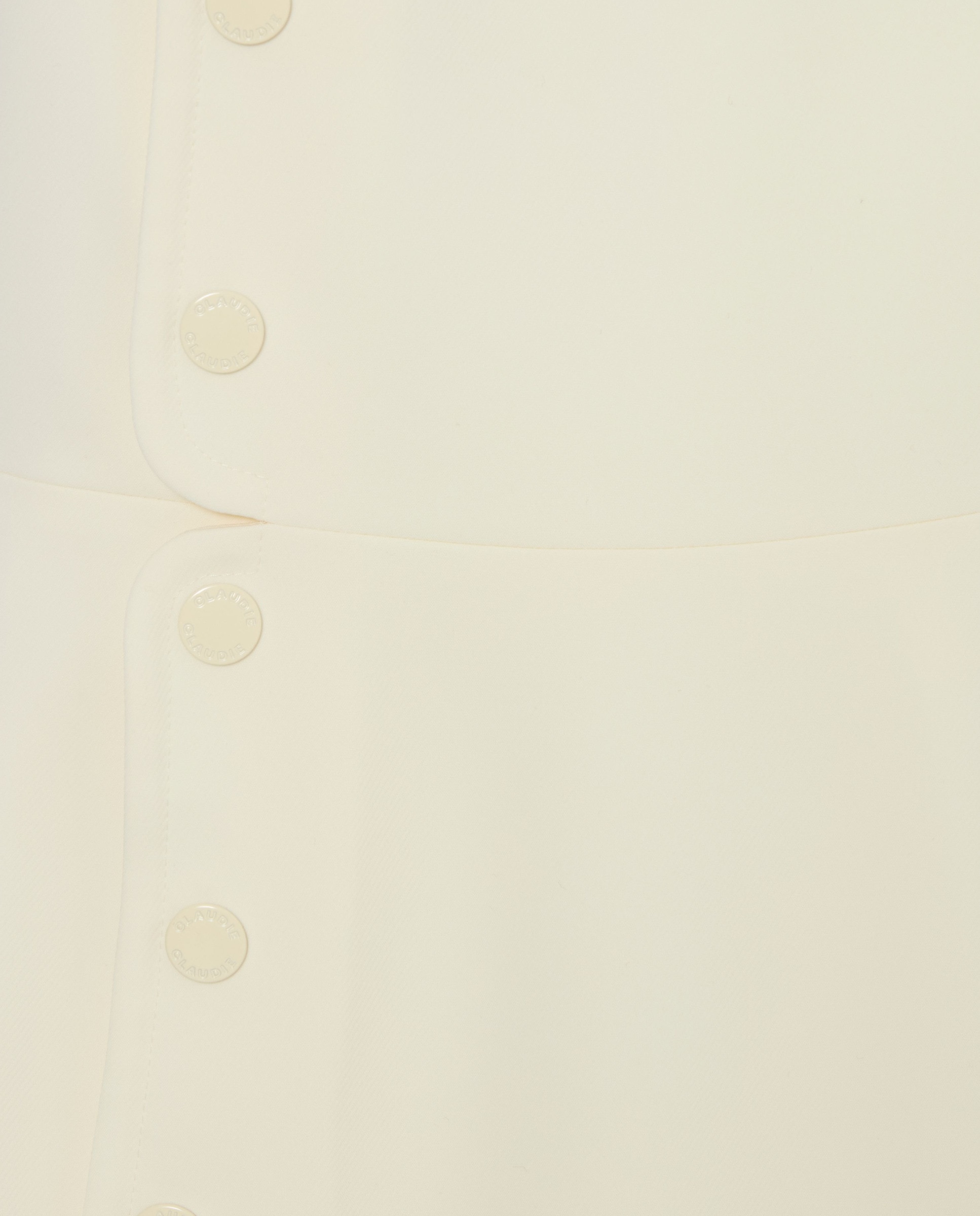 Vestido midi sin mangas con abertura en pierna - Claudie Pierlot - Blanco Blanco-6