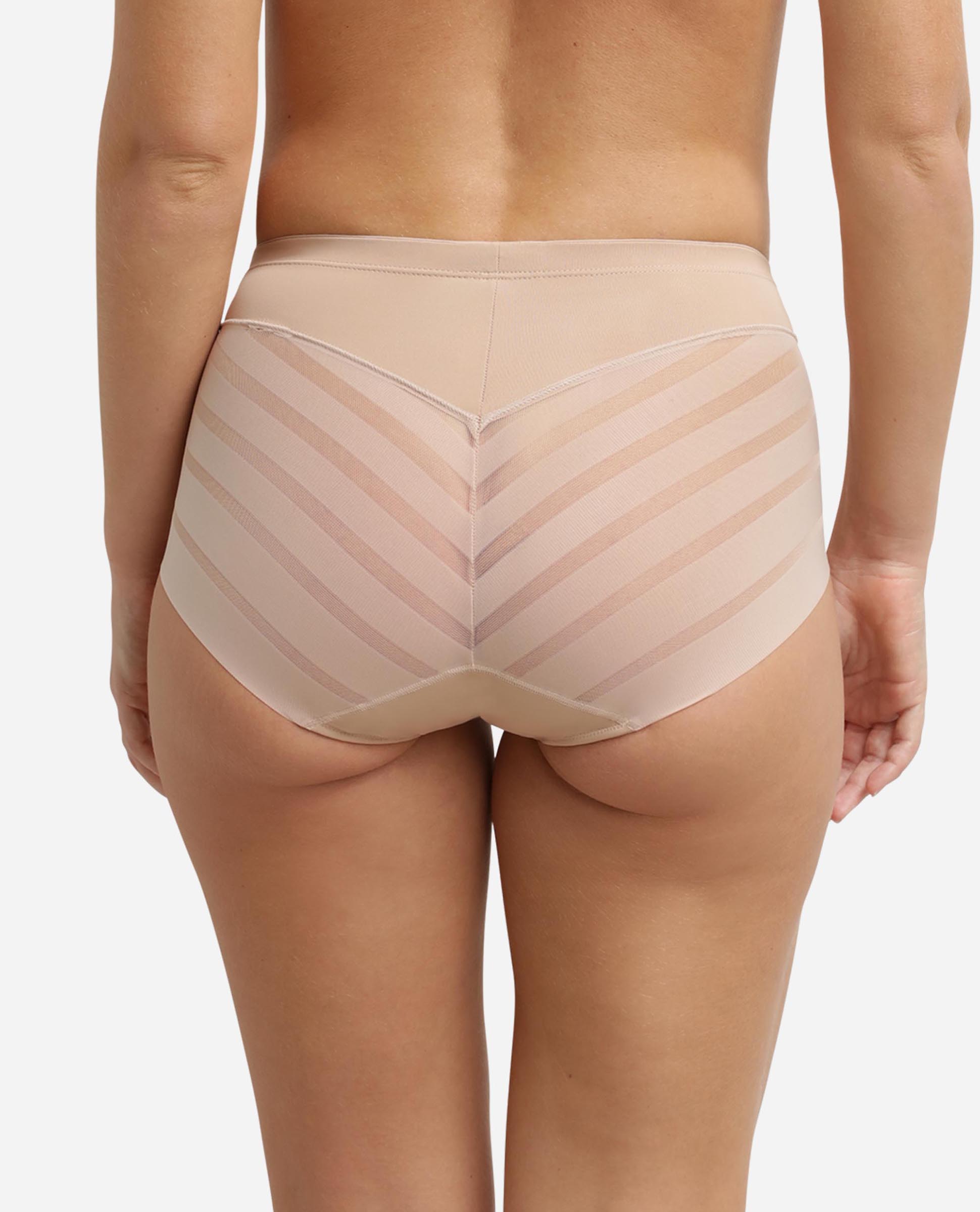 Braga reductora con cintura midi de suave microfibra - Dim - Natural Natural-2