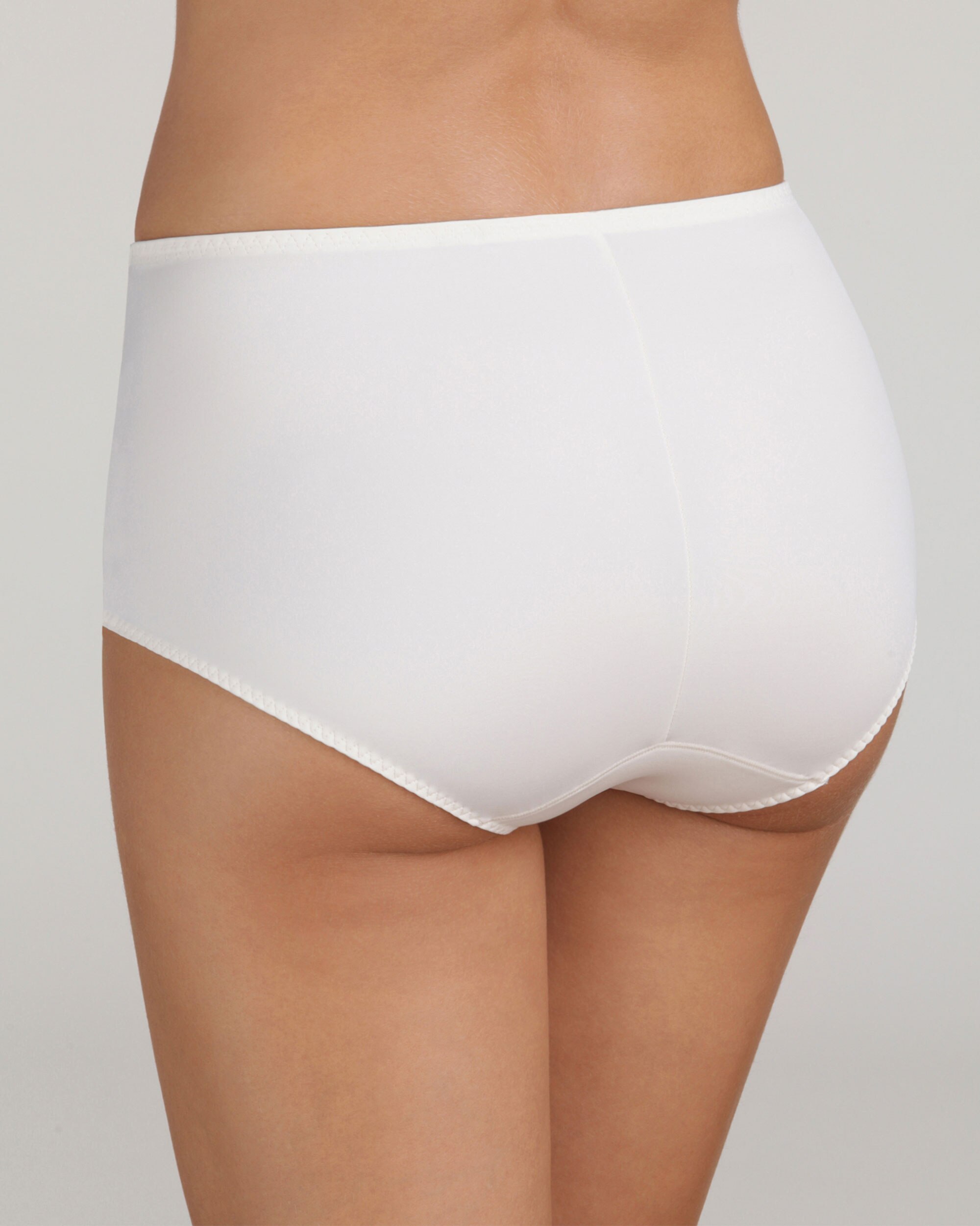 Braga de control con cintura alta de suave microfibra - Dim - Blanco Blanco-2