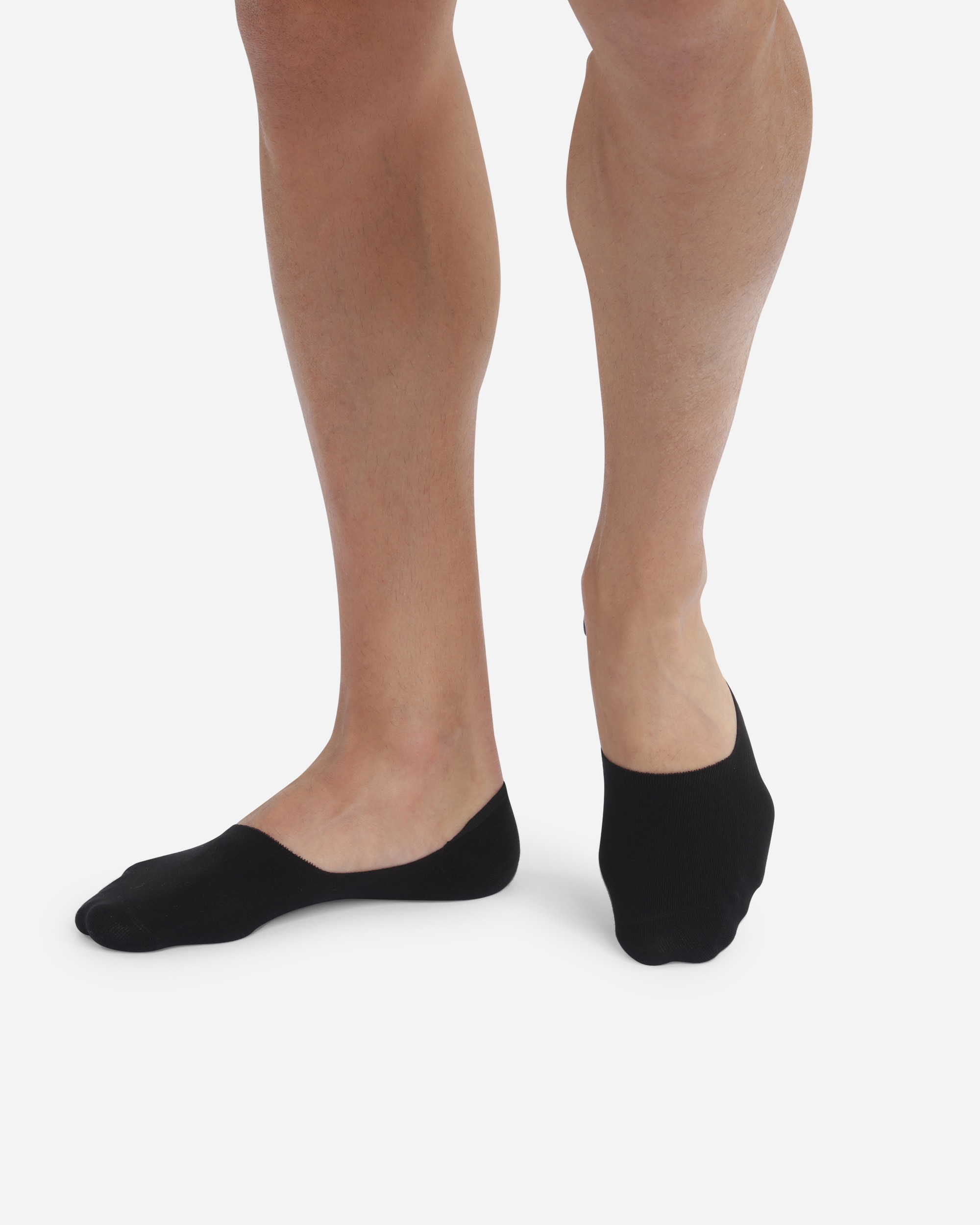 Imagen 0 de Pack de dos salvapies de hombre algodón antideslizante Negro