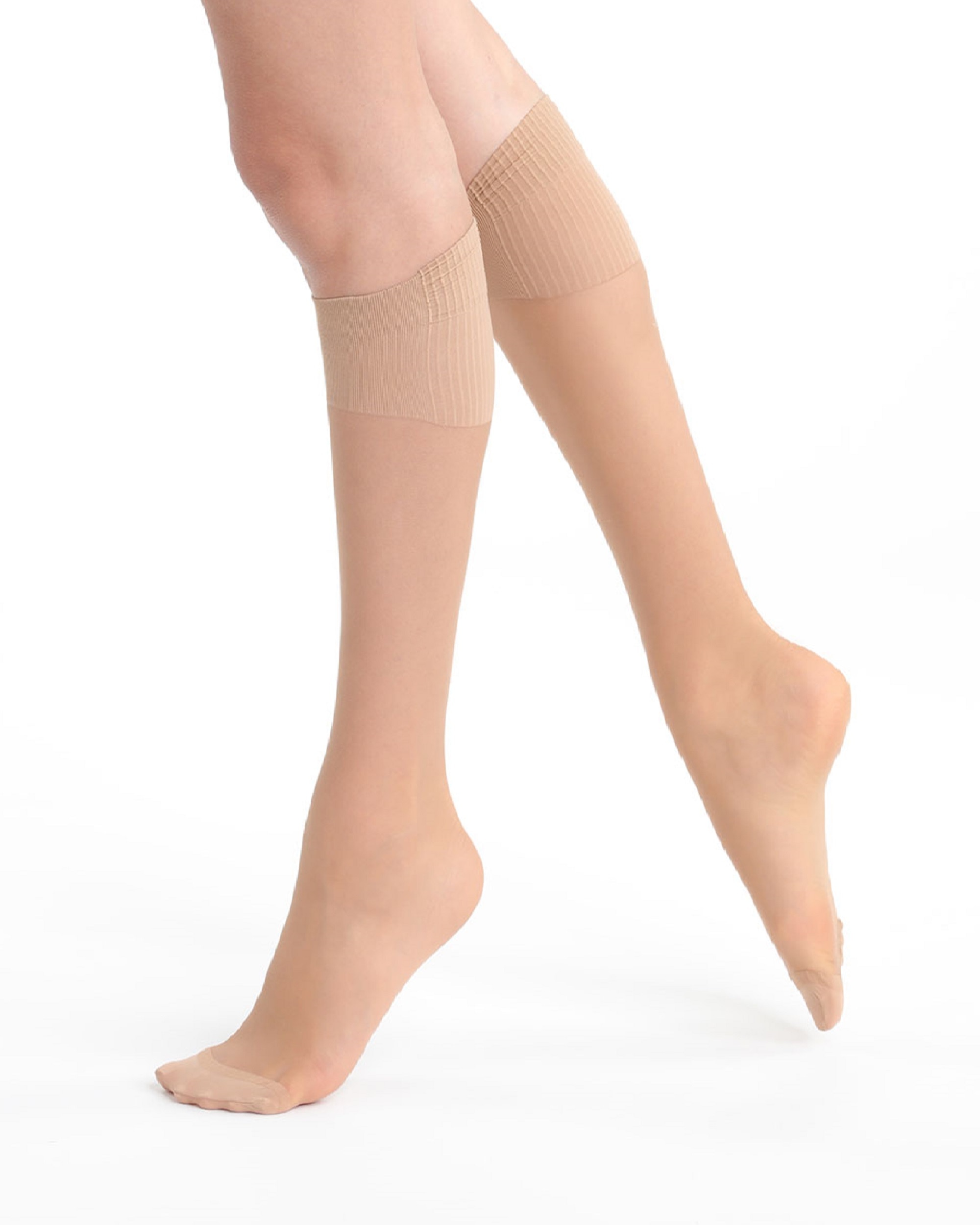 Minimedias de 2 unidades absolu flex 20 deniers con ajuste perfecto - Dim - Marrón claro Marrón claro-1