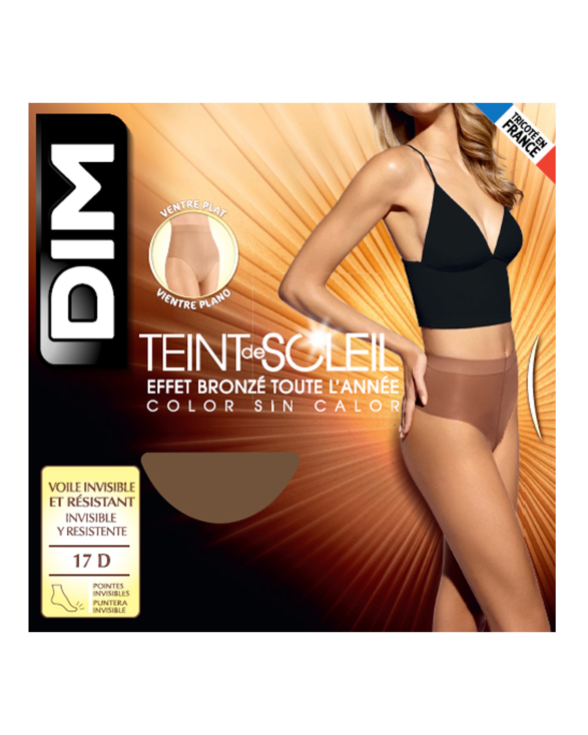 Imagen 1 de Panty de verano teint de soleil moldeador vientre plano - Dim - Maquillaje Maquillaje