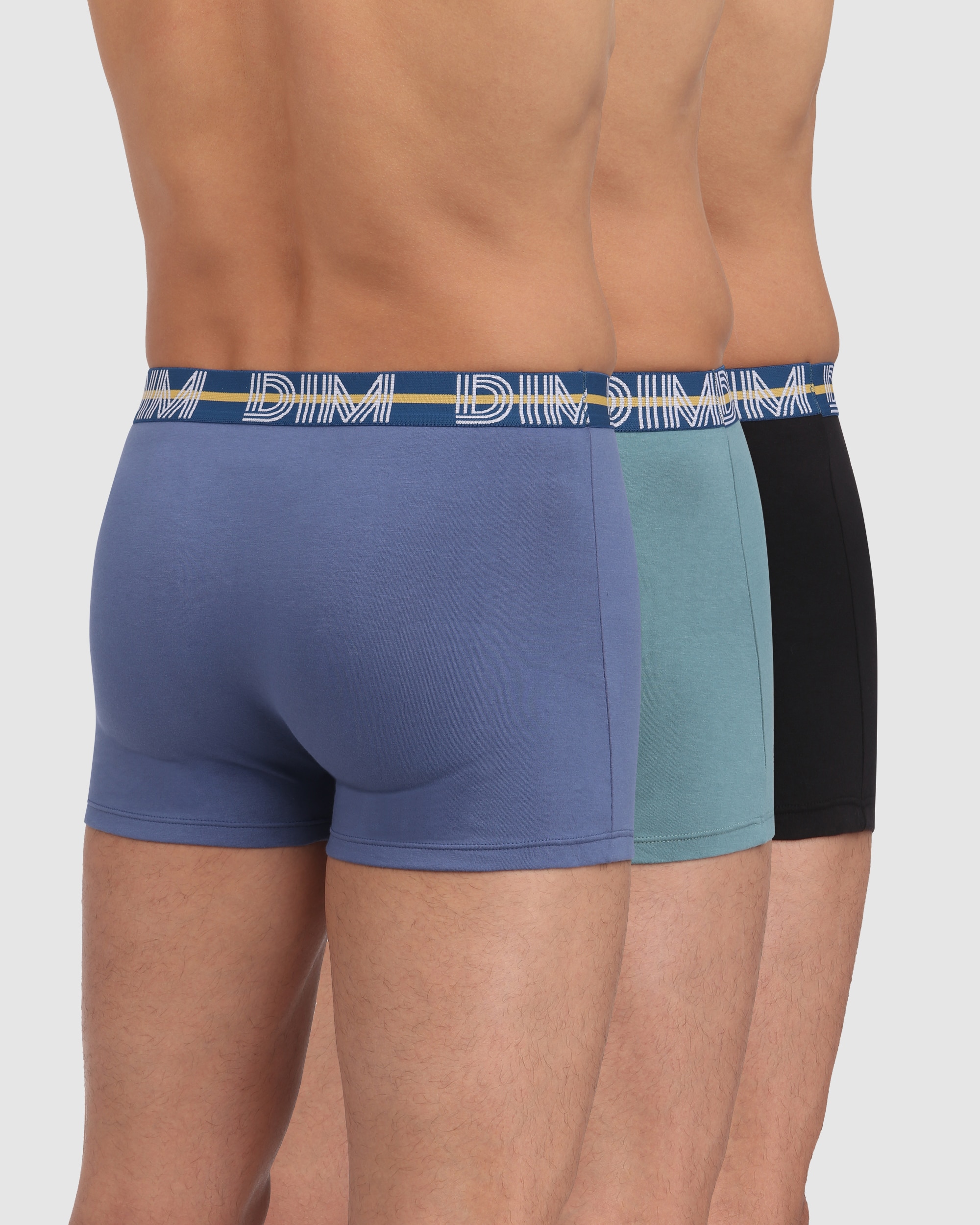 Pack de tres bóxers de punto de hombre en varios colores - Dim - Multicolor Multicolor-2