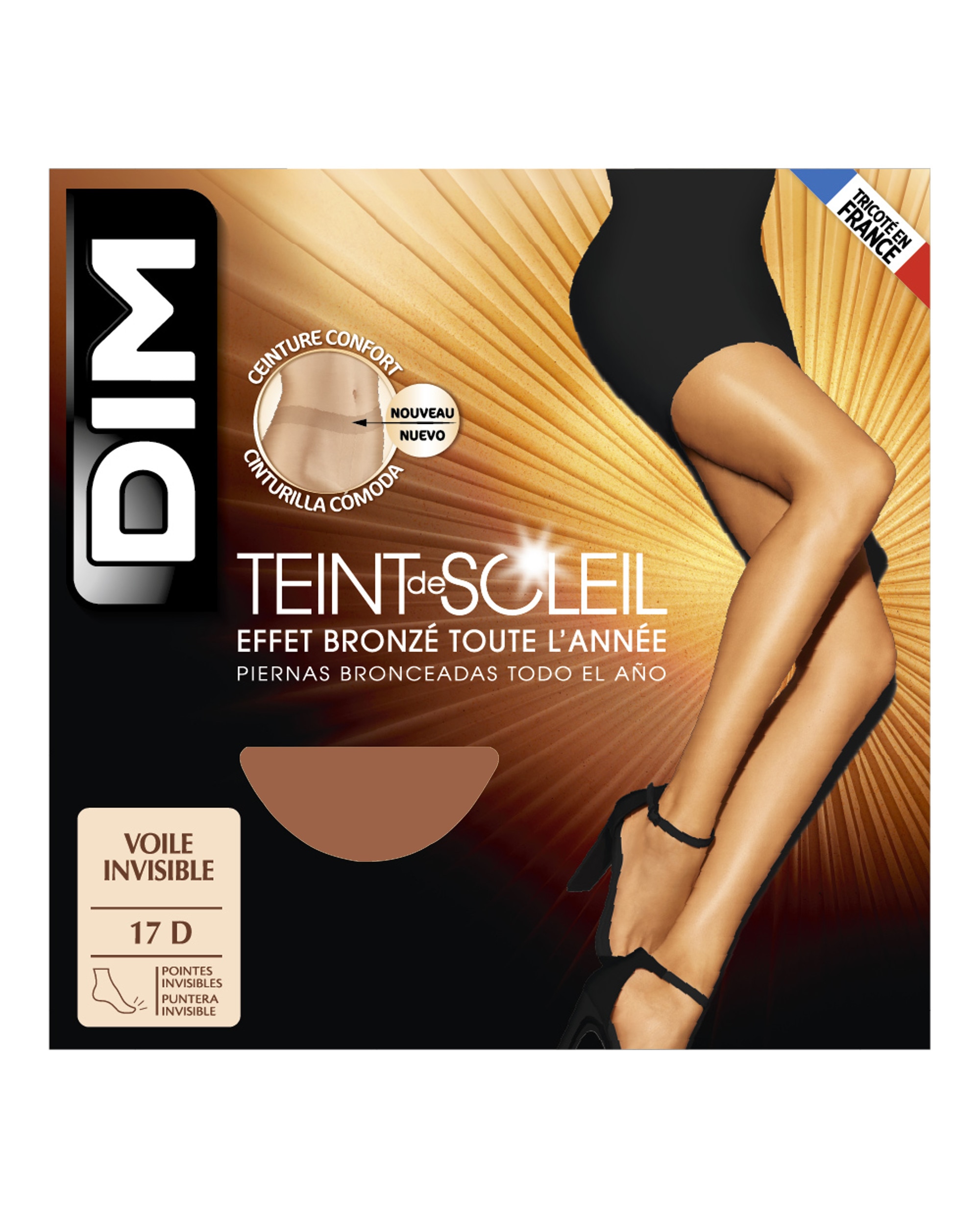 Imagen 0 de Panty de verano teint de soleil transparente efecto natural Marrón claro