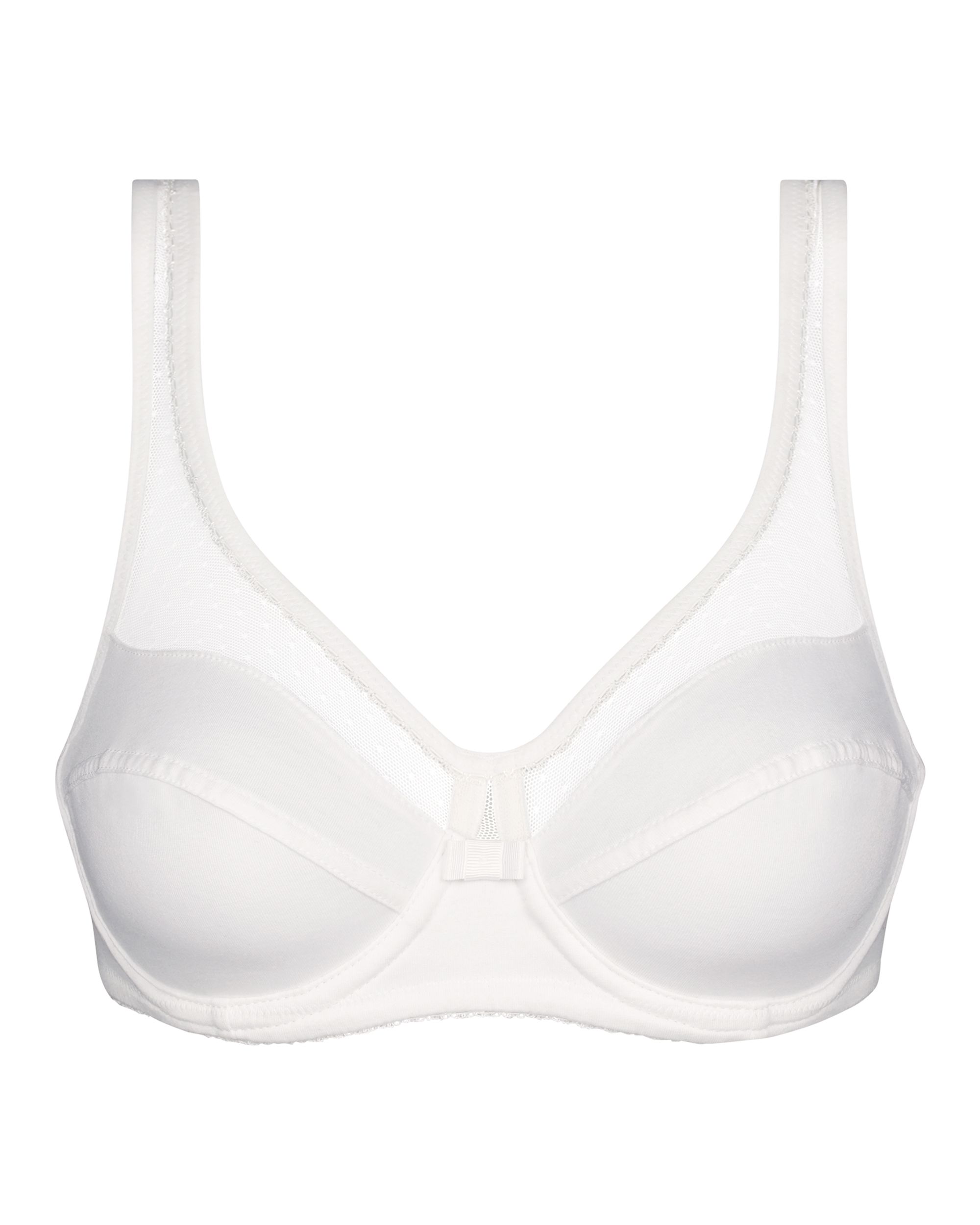Sujetador con aro de algodón orgánico generous - Dim - Blanco Blanco-5