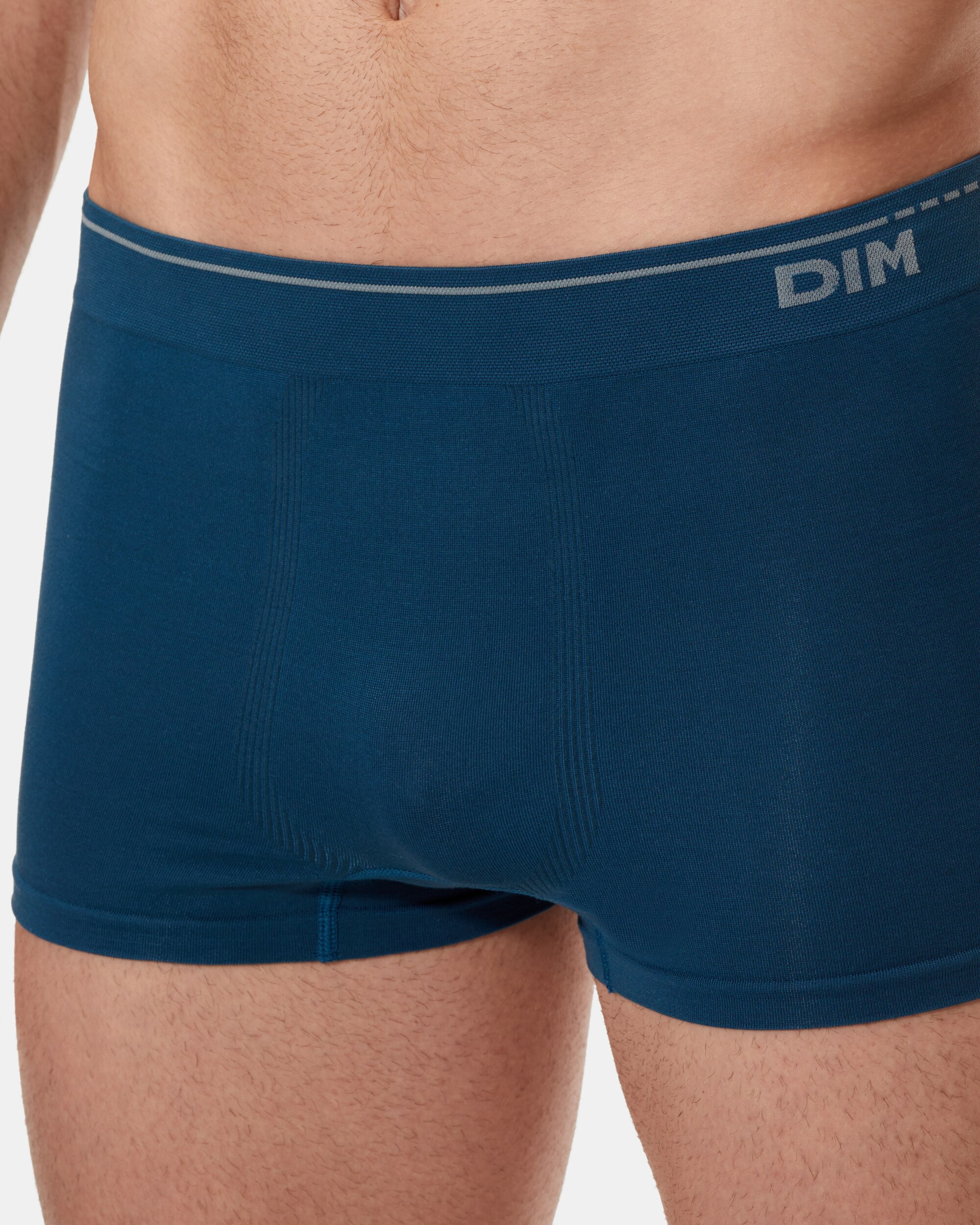 Pack de dos bóxers de punto de hombre sin costuras en tonos azules - Dim - Rojo Rojo-4