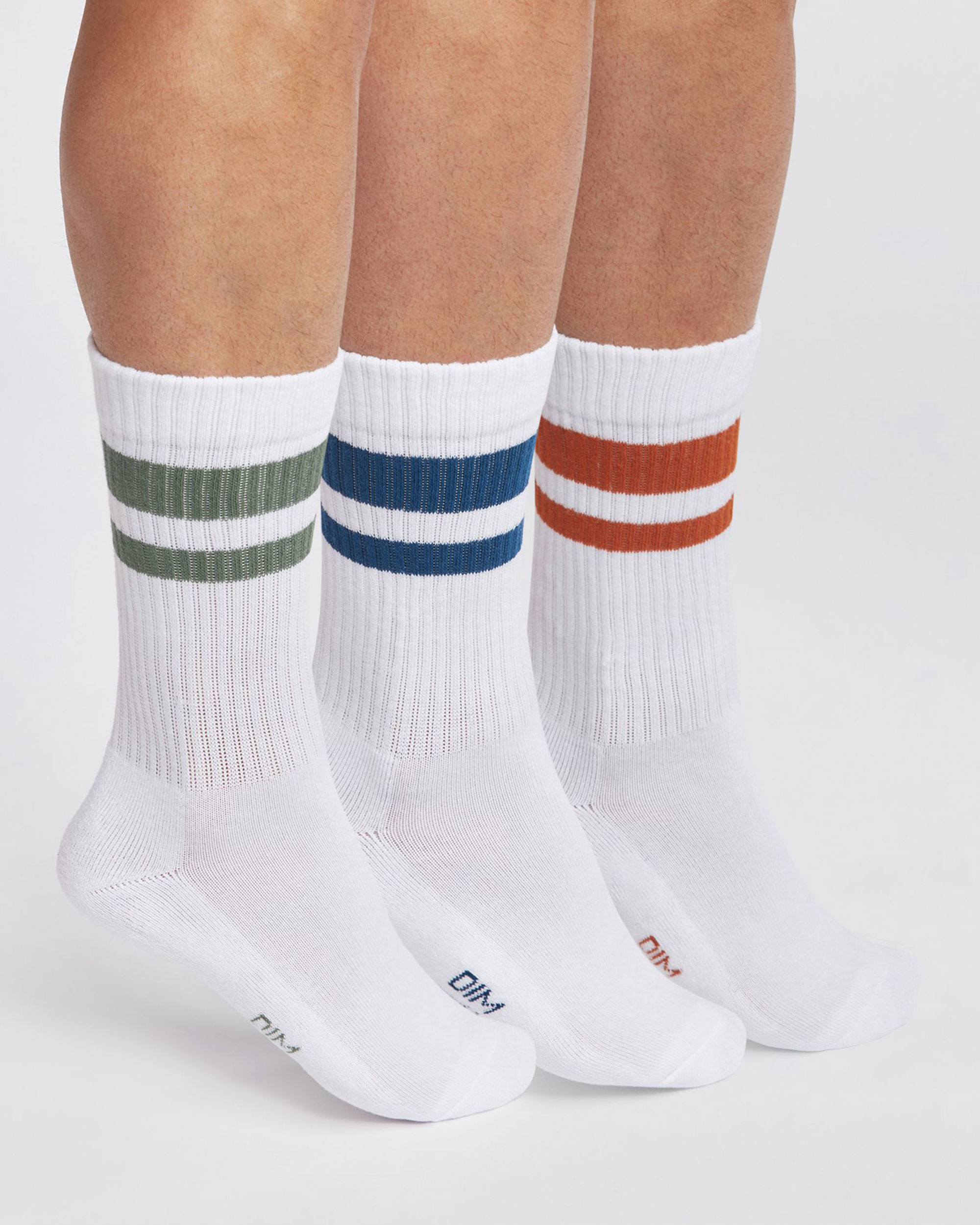 Imagen 0 de Pack de tres calcetines de hombre deportivos Blanco