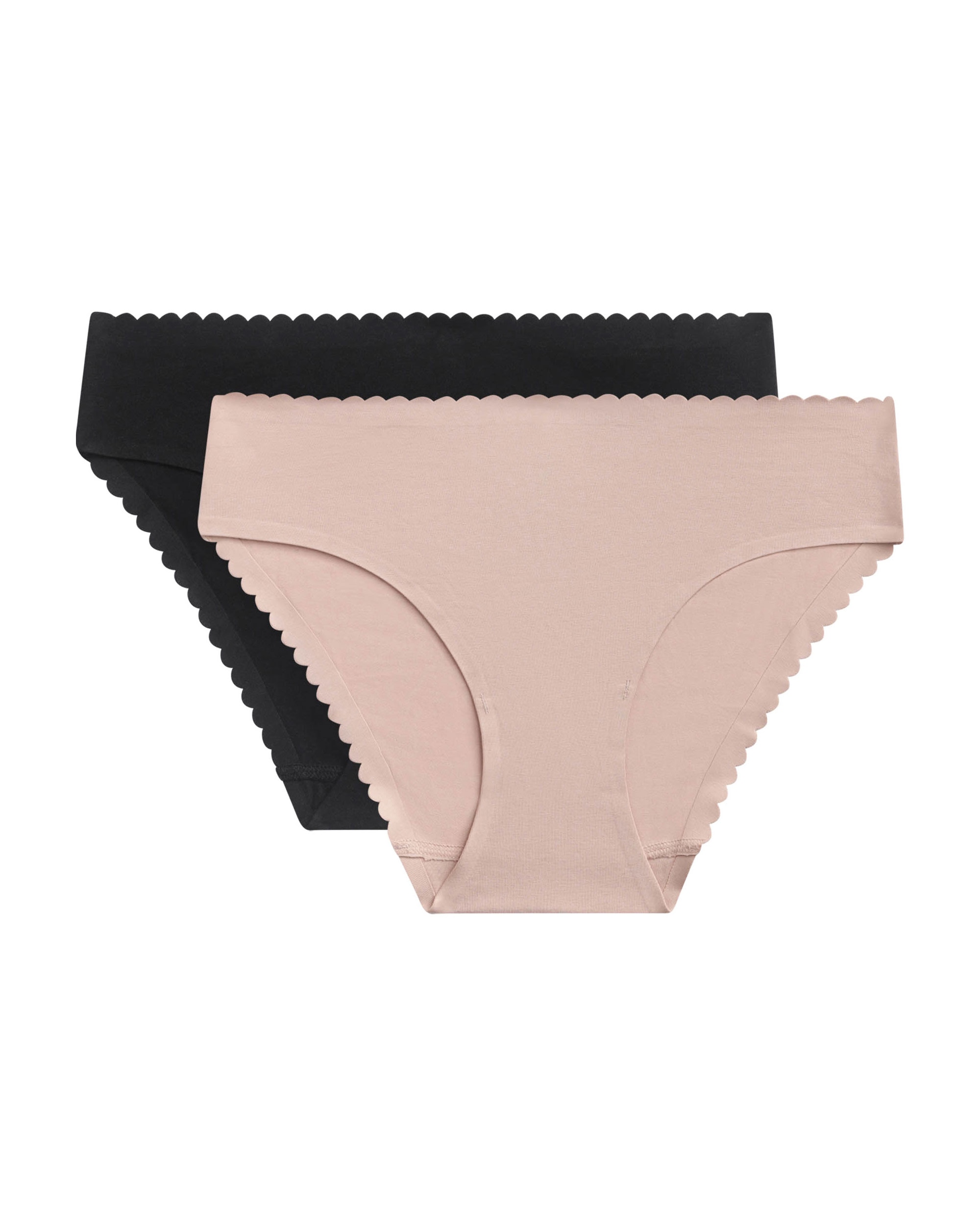 Pack de 2 bragas midi de algodón de la gama body touch coton - Dim - Multicolor Multicolor-4
