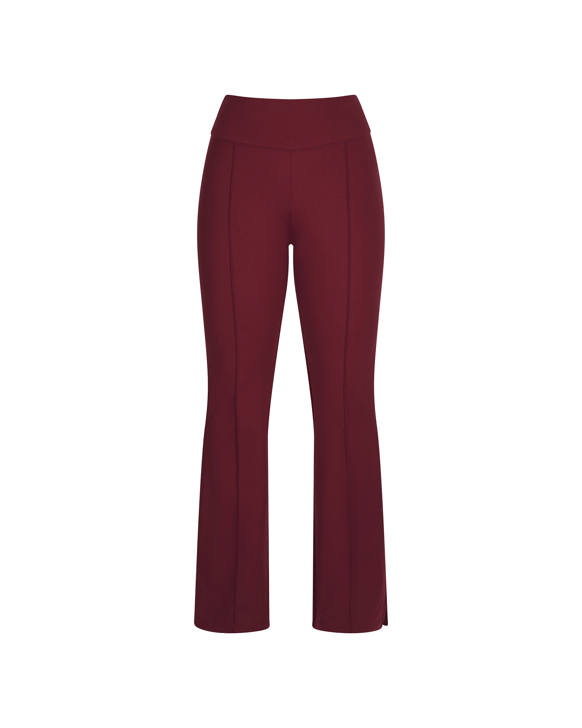 Legging deportivo cintura alta flare - Dim - Burdeos Burdeos-5