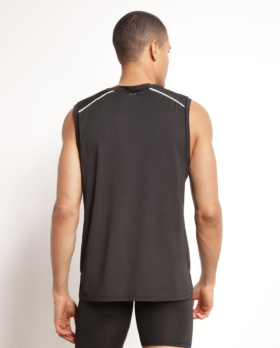 Imagen 2 de Camiseta de hombre sin mangas deportiva - Dim - Negro Negro