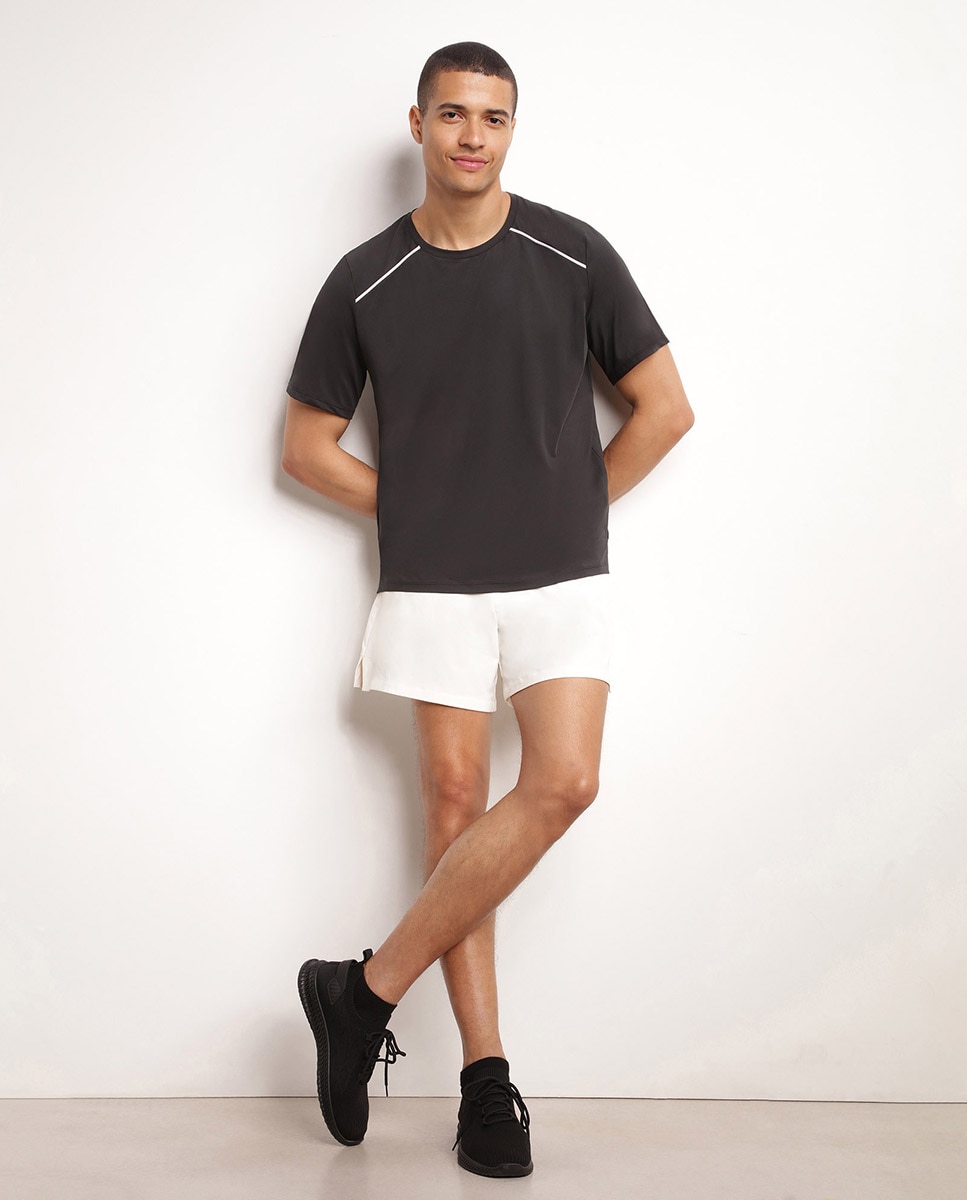 Imagen 3 de Camiseta de hombre de manga corta deportiva - Dim - Negro Negro