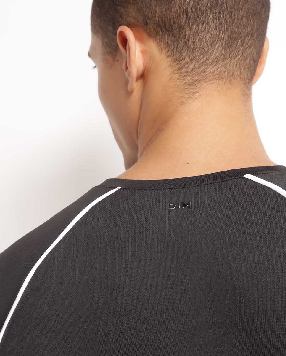 Imagen 4 de Camiseta de hombre de manga corta deportiva - Dim - Negro Negro