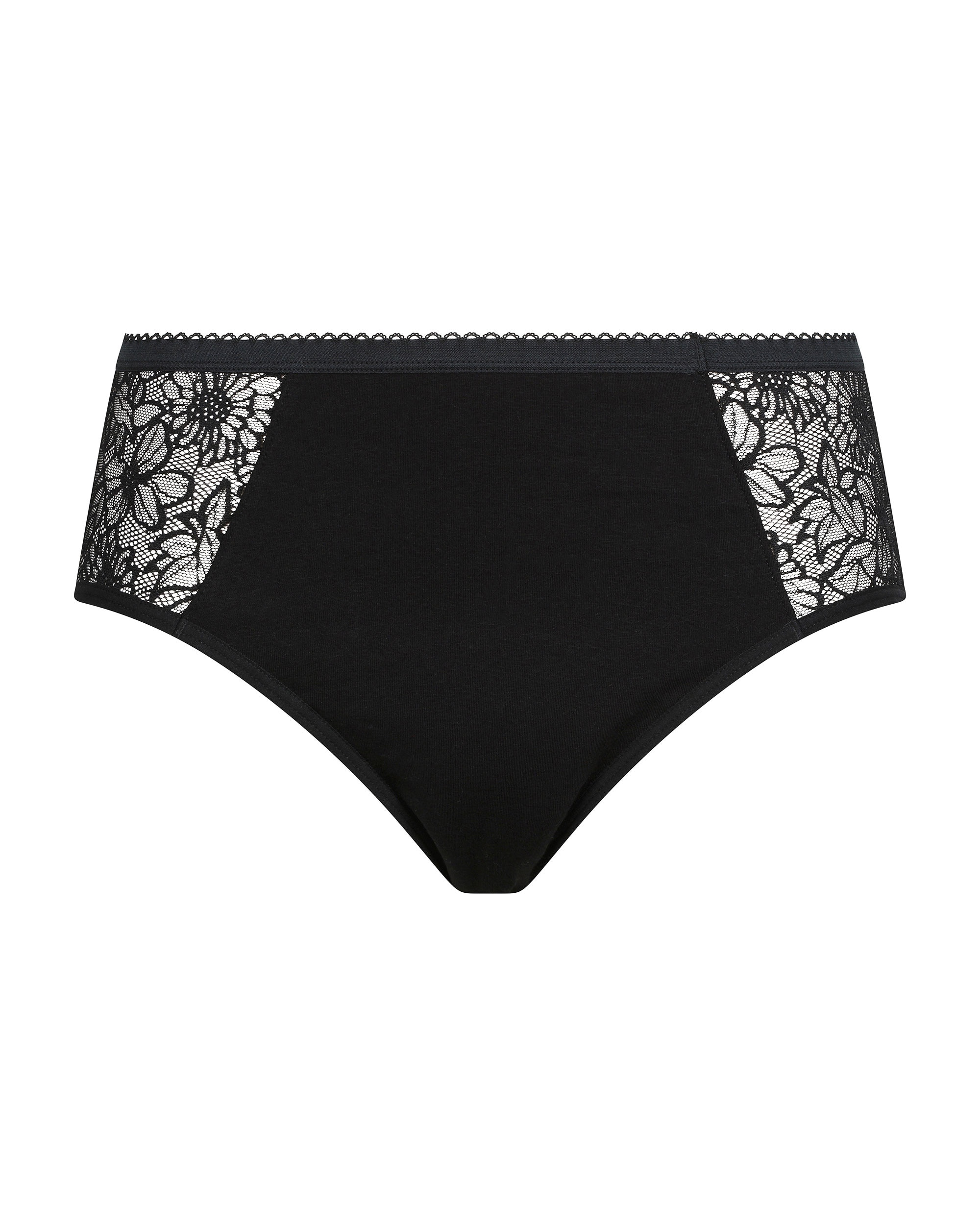 Imagen 5 de Boxer menstrual de encaje flujo abundante - Dim - Negro Negro