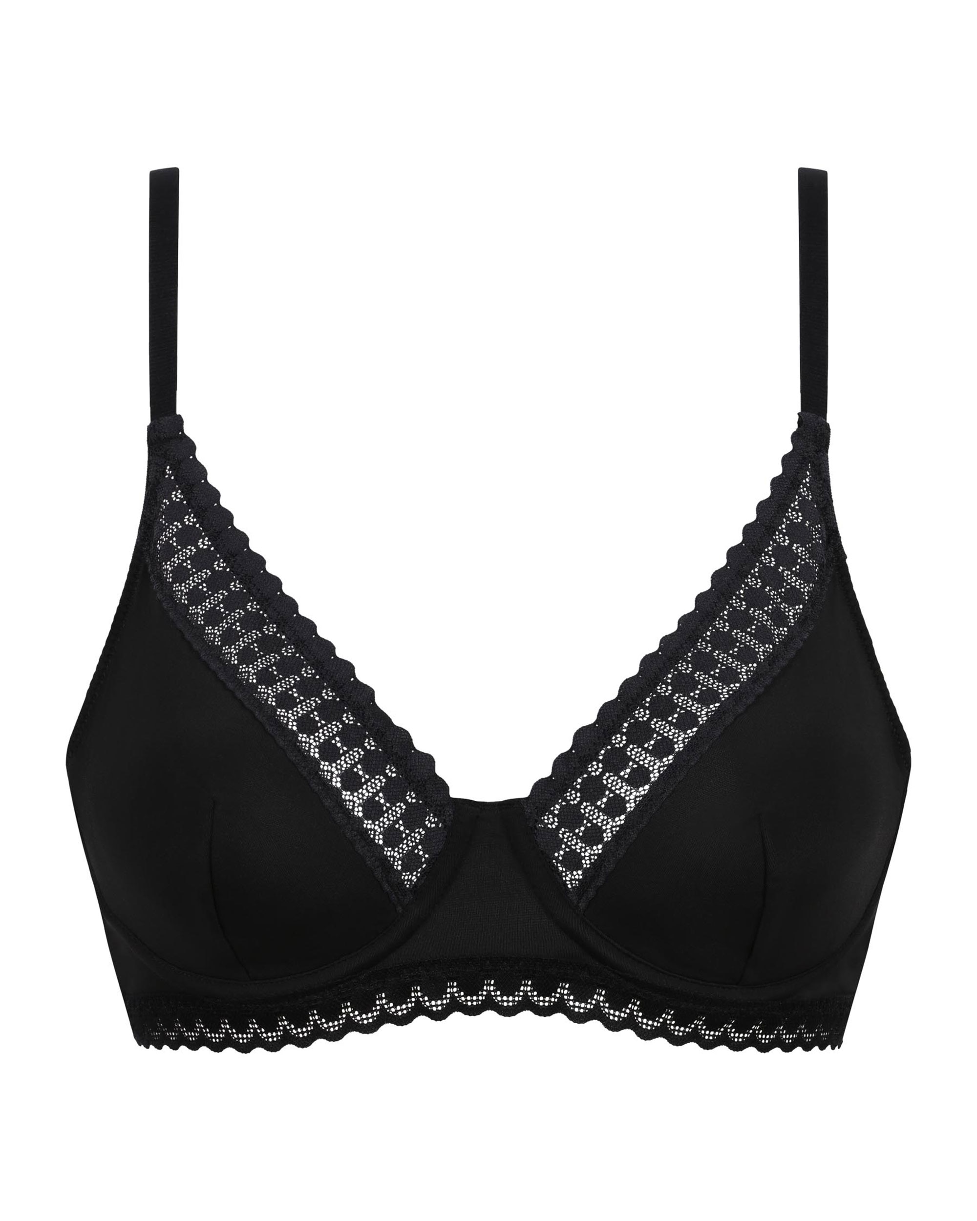 Imagen 5 de Sujetador con aros foulard de microfibra - Dim - Negro Negro