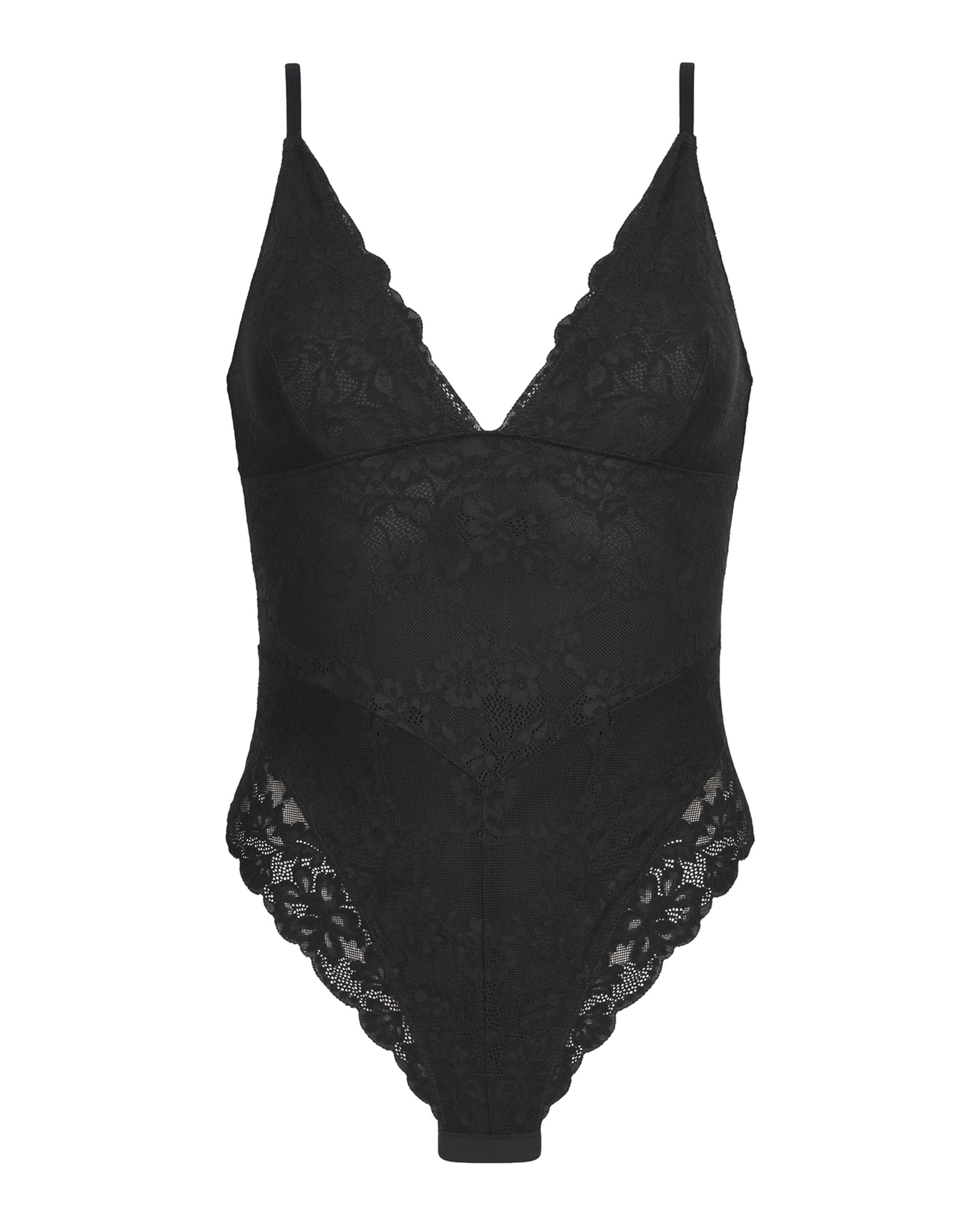 Body tanga moldeador de encaje - Dim - Negro Negro-3