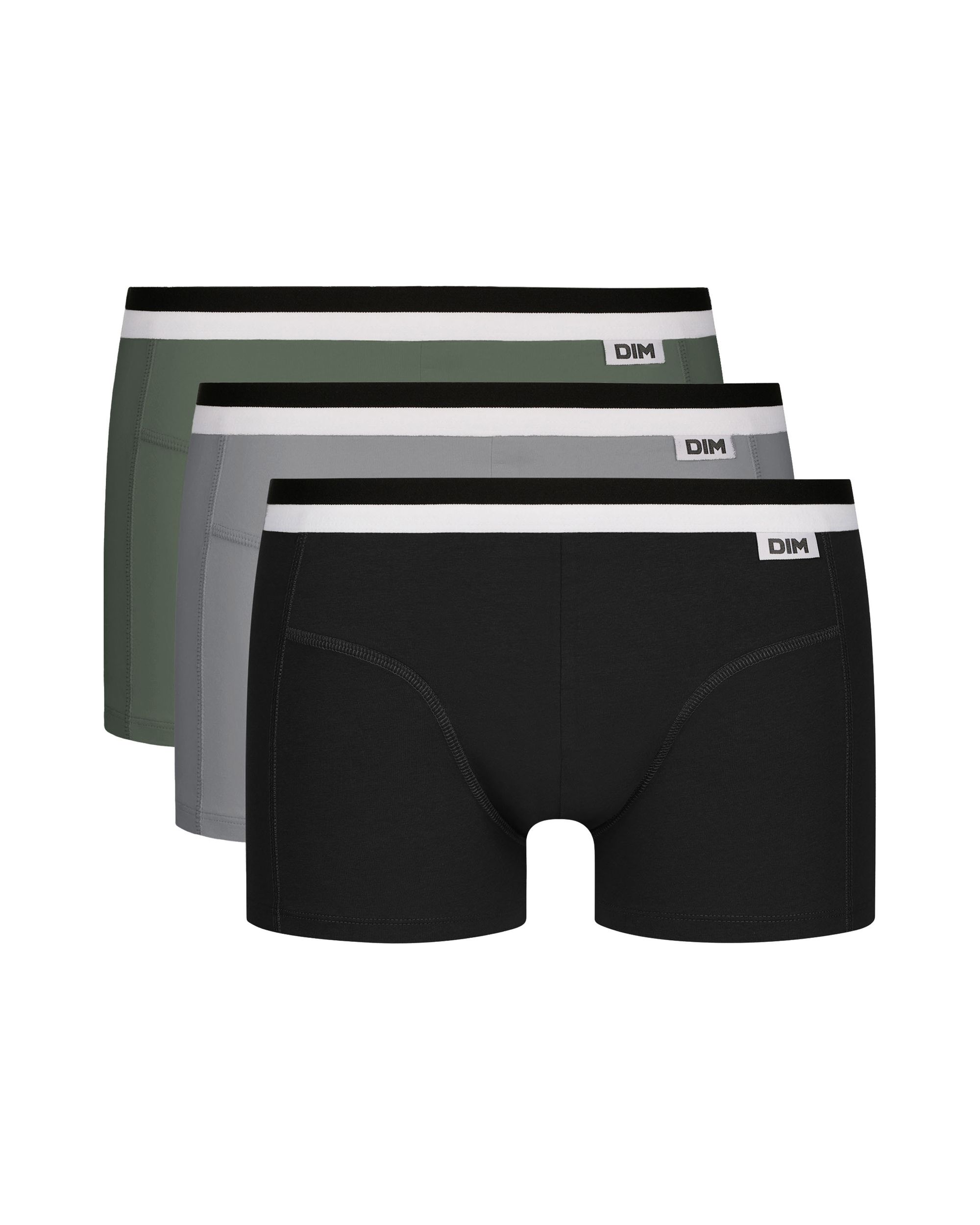 Pack de tres bóxers unno-dim basic 3 boxer algodón elástico - Multicolor Multicolor-3