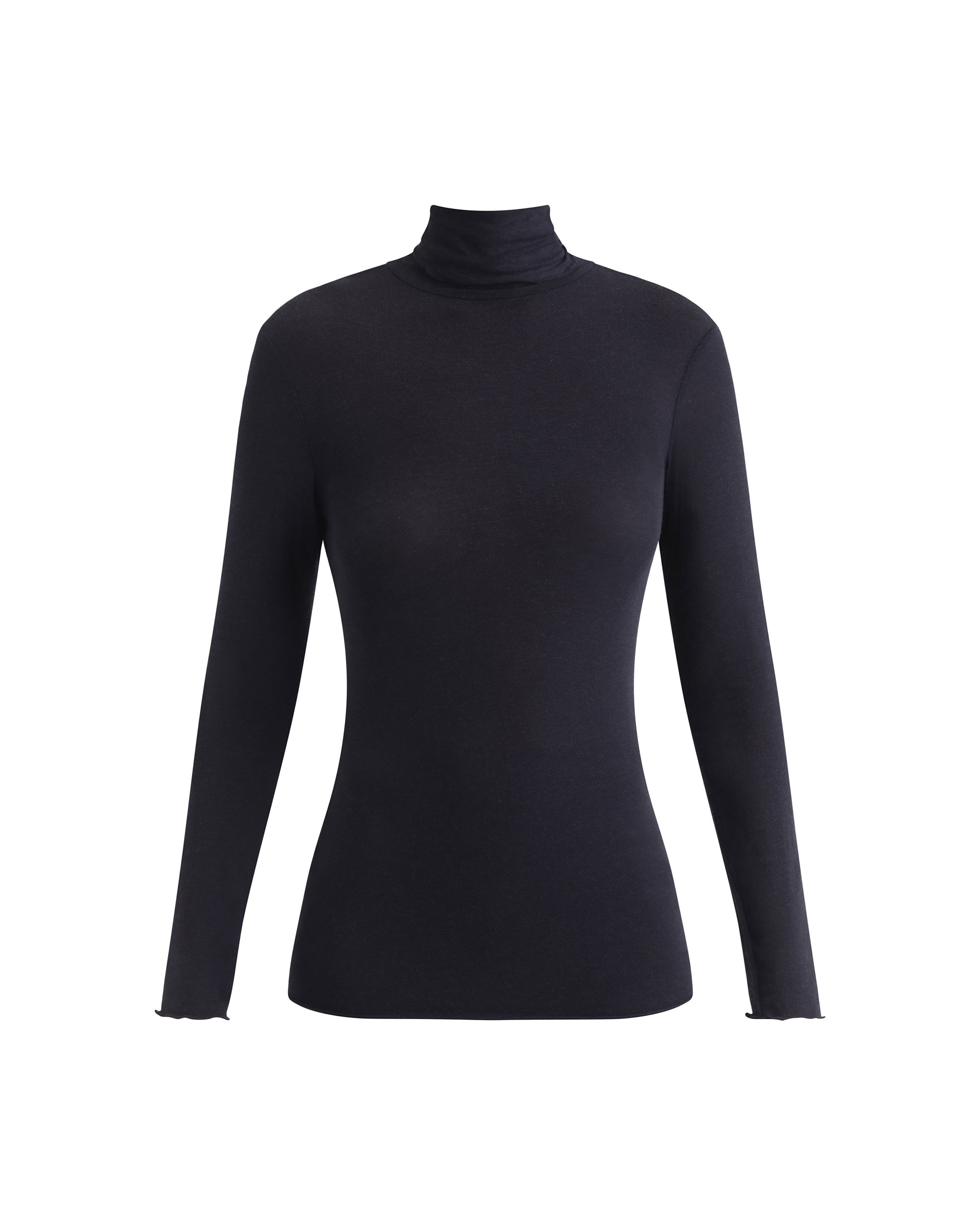 Imagen 4 de Camiseta térmica cuello alto dim x inès de la fressange - Negro Negro