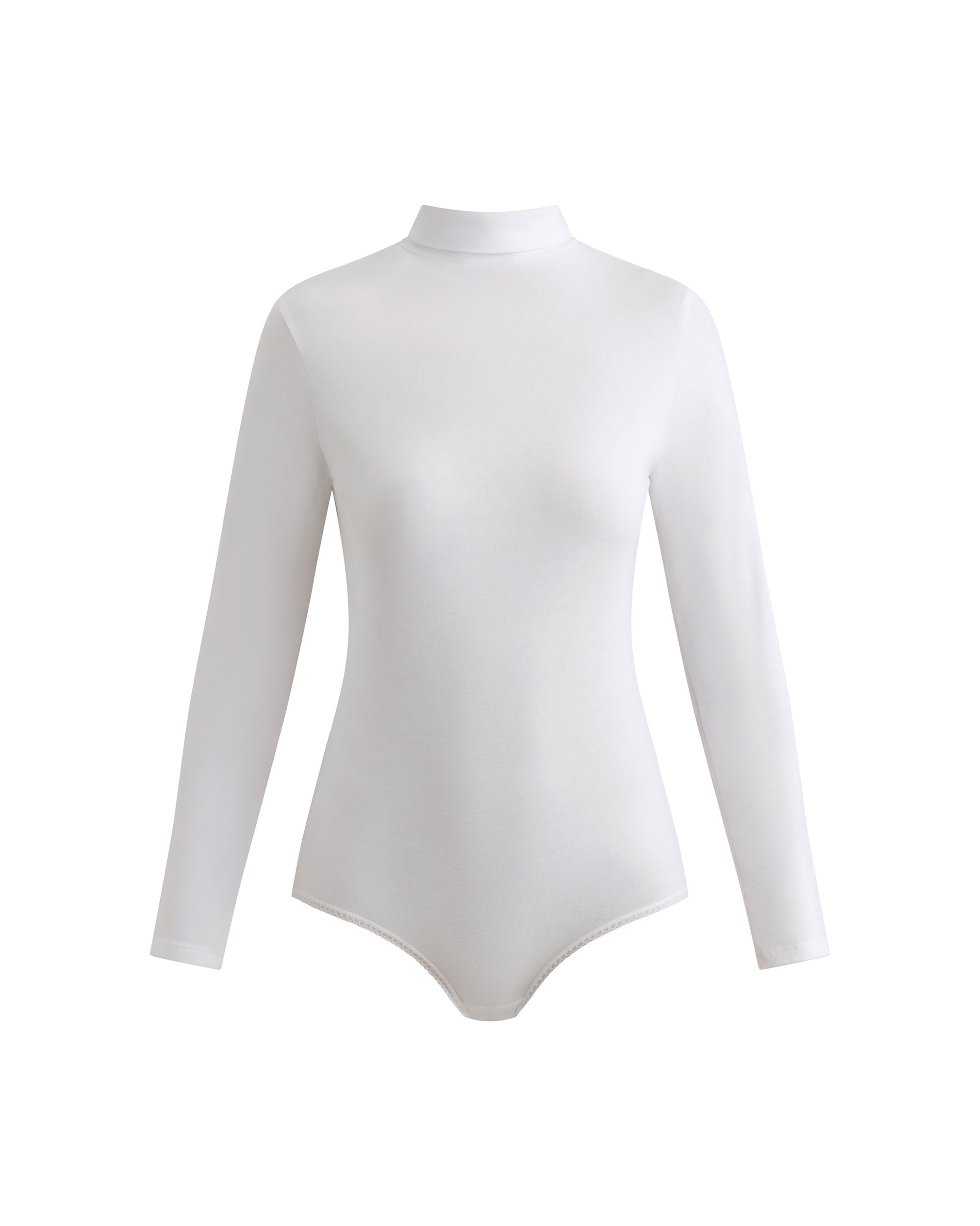 Imagen 4 de Body térmico manga larga con cuello alto - Dim - Blanco Blanco