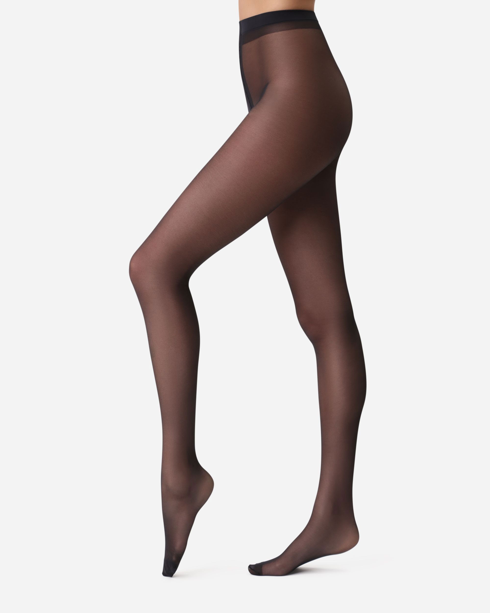 Panty semiopaca moldeadora 25d - Dim - Negro Negro-2