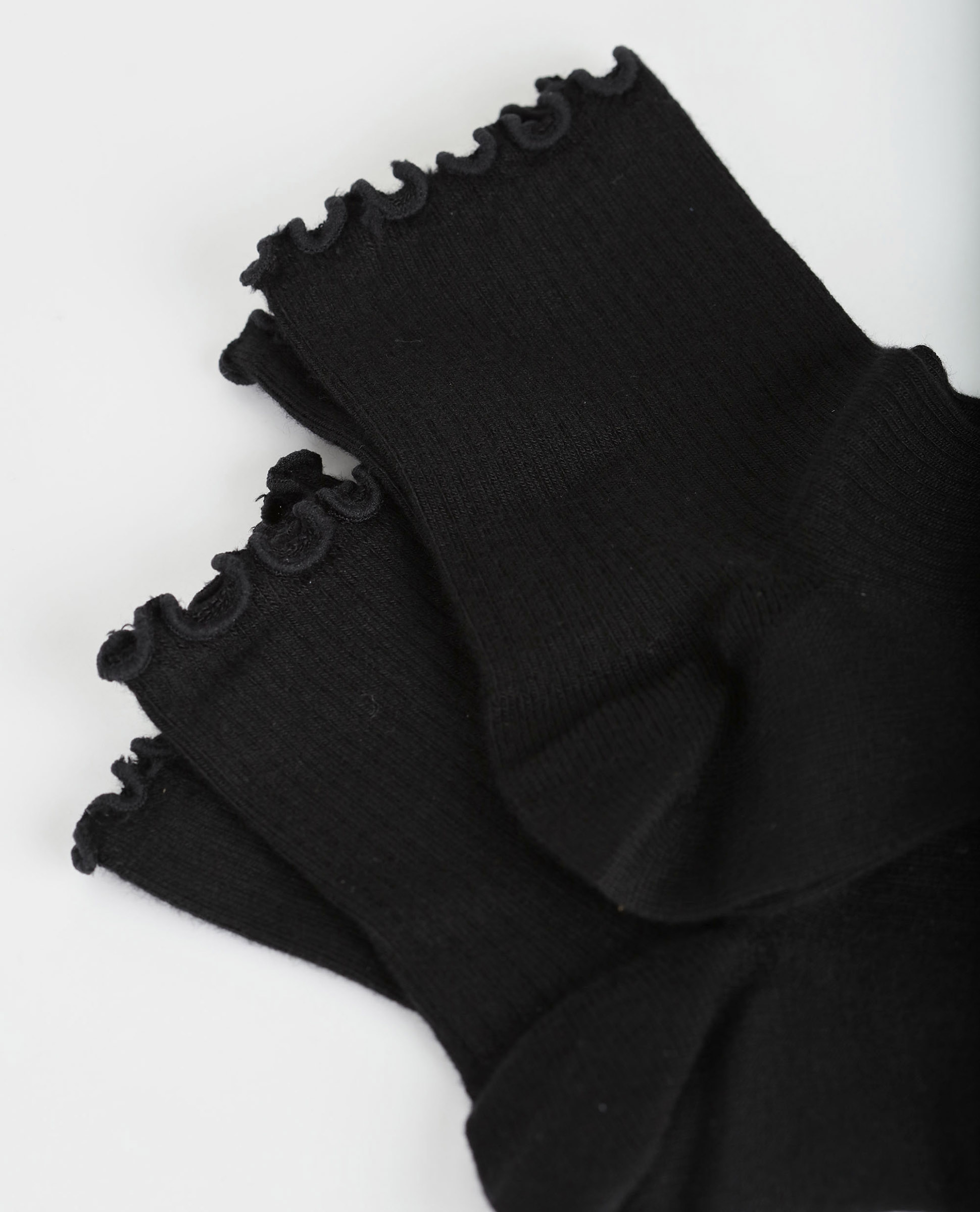Pack de 2 calcetines tobillero de mujer algodón modal - Dim - Negro Negro-3