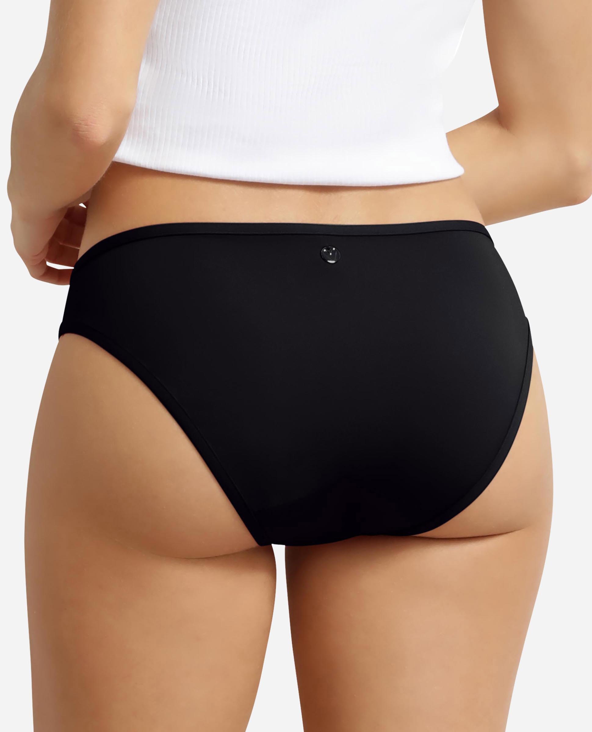 Braga de bikini menstrual dim protect - Negro Negro-2