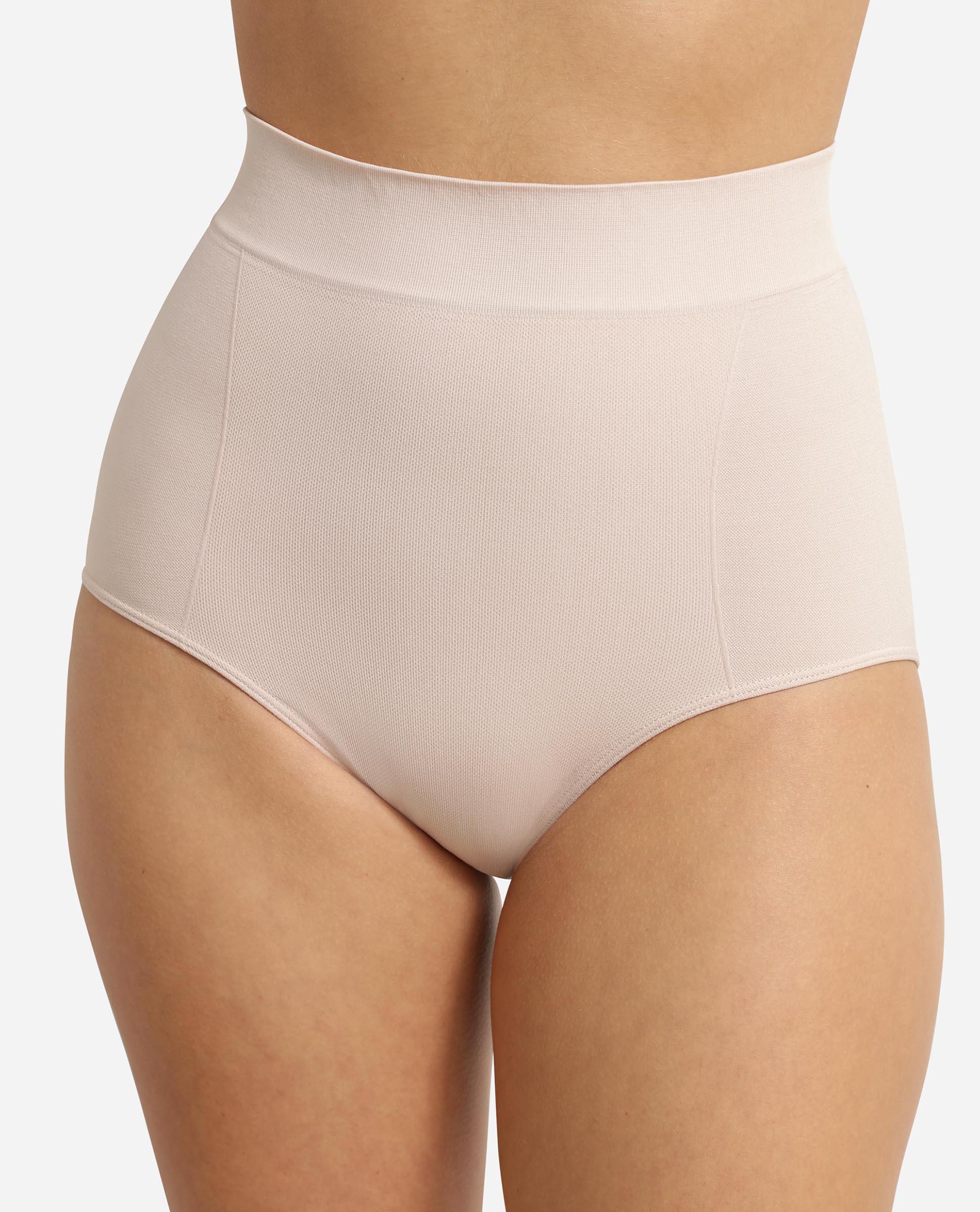 Faja reductora de talle alto efecto moldeador - Dim - Natural Natural-4
