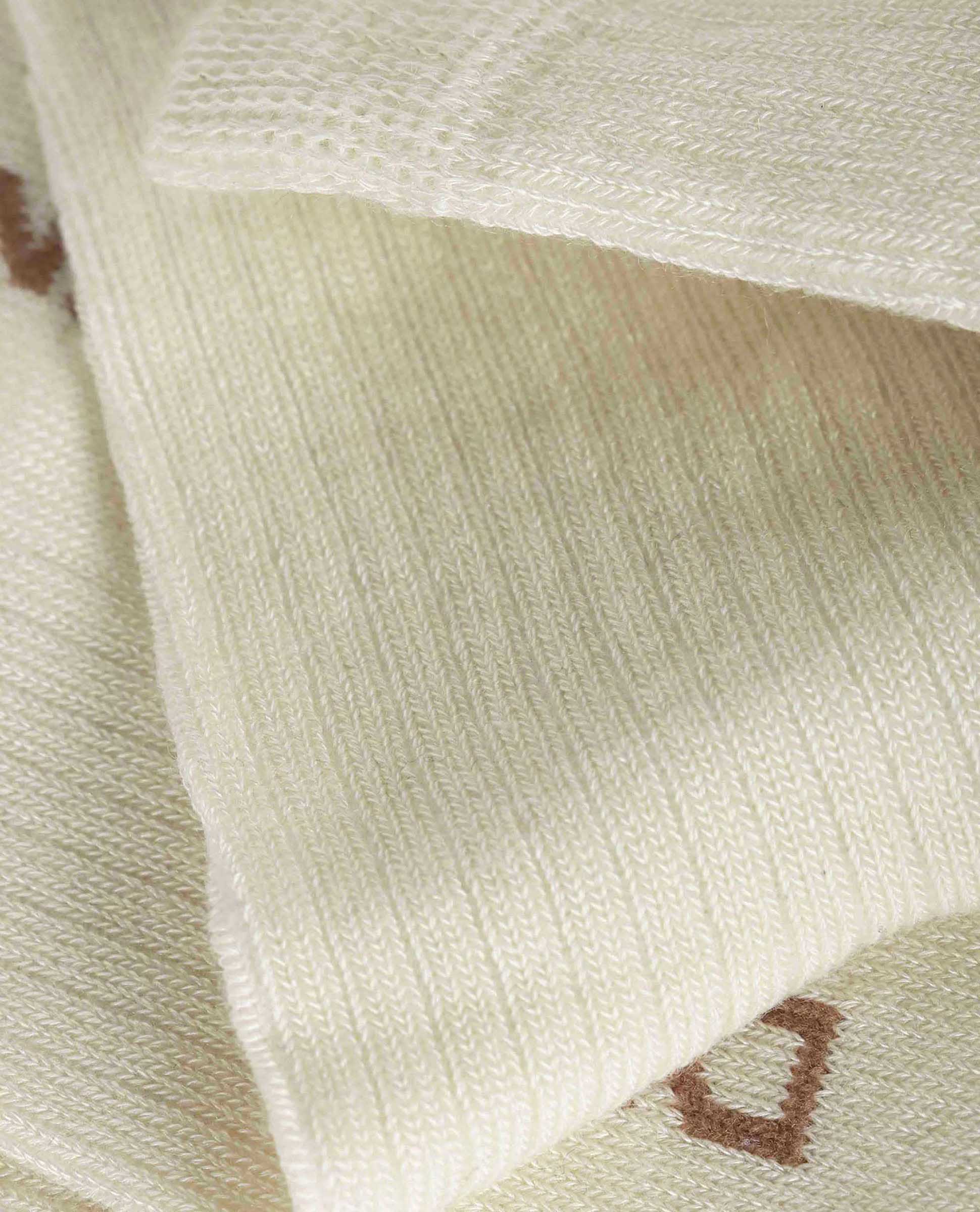 Calcetines altos de mujer algodón acanalado - Dim - Crema Crema-3