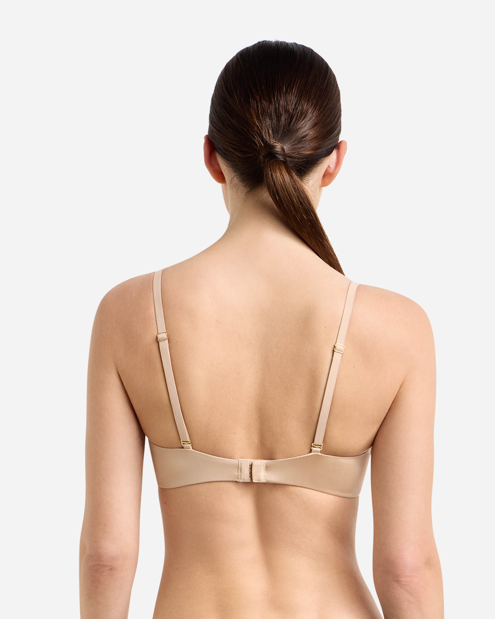 Sujetador sin aros invisible con tejido spacer - Dim - Natural Natural-2