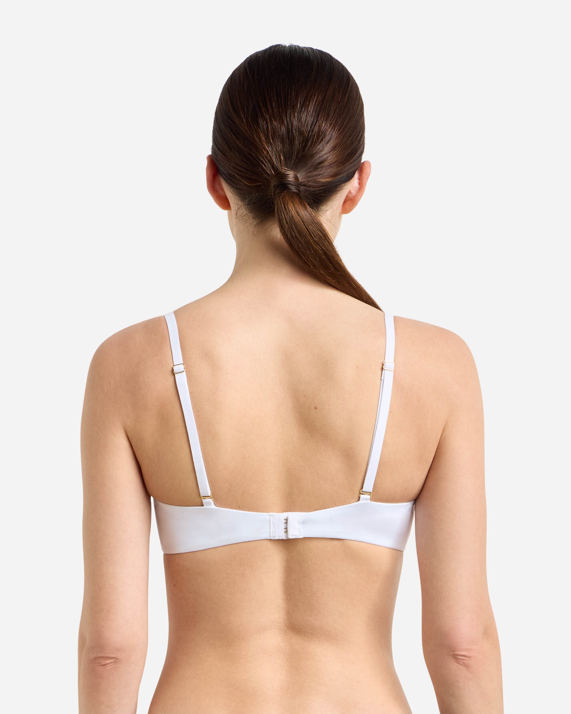 Sujetador sin aros invisible con tejido spacer - Dim - Blanco Blanco-2