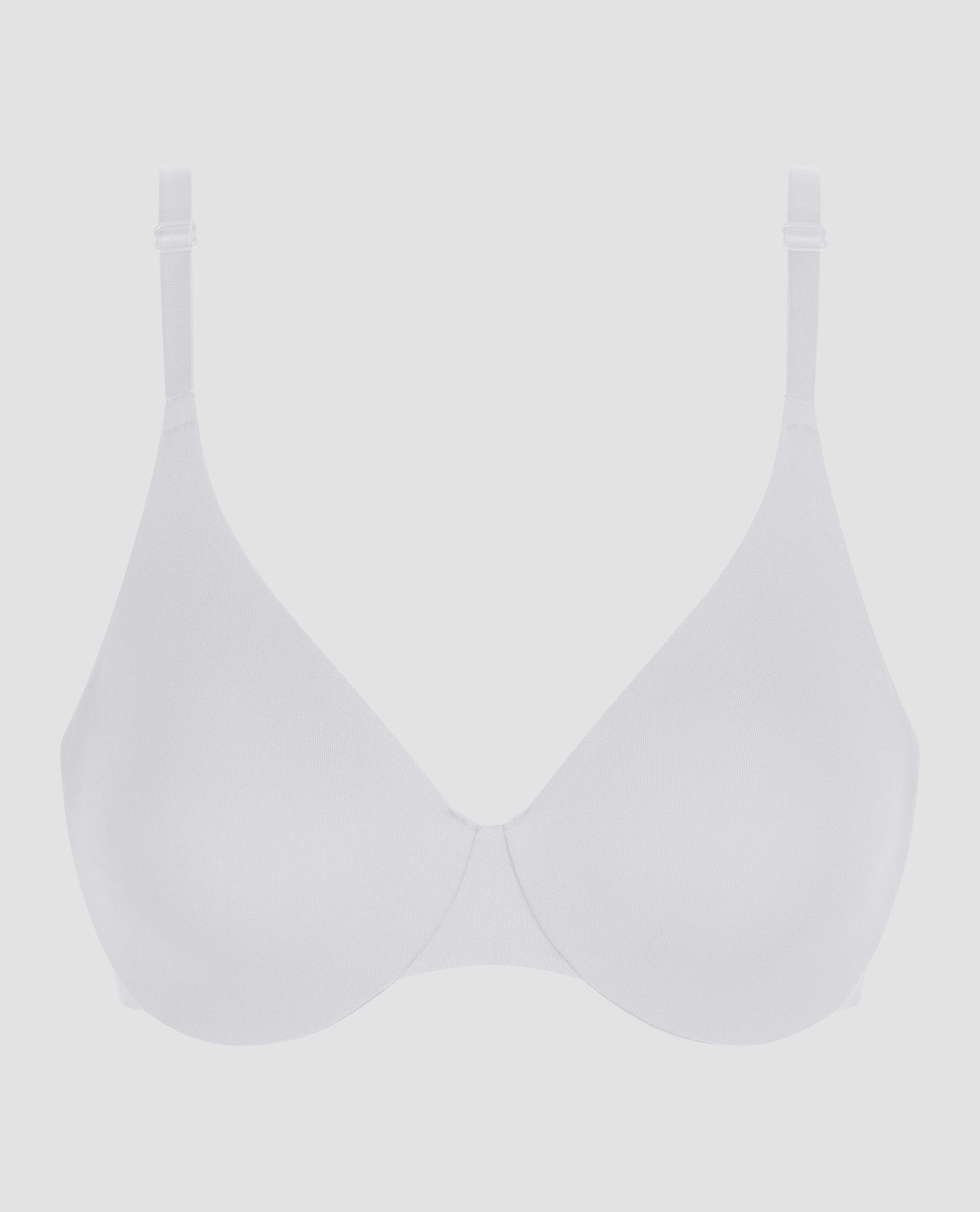 Sujetador invisible con aros de microfibra y copas moldeadas - Dim - Blanco Blanco-5