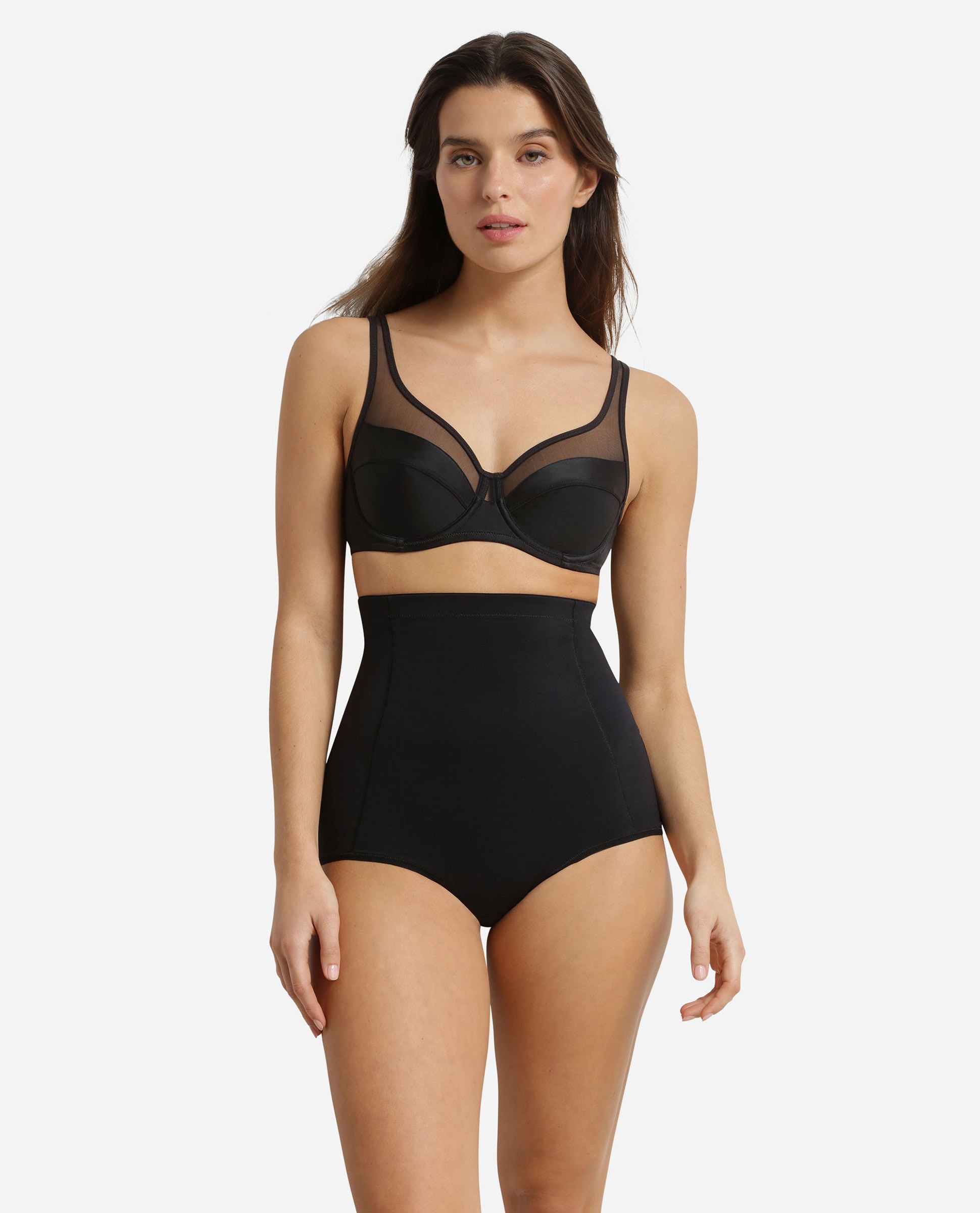 Imagen 3 de Faja reductora invisible de tiro alto moldeador control medio - Dim - Negro Negro