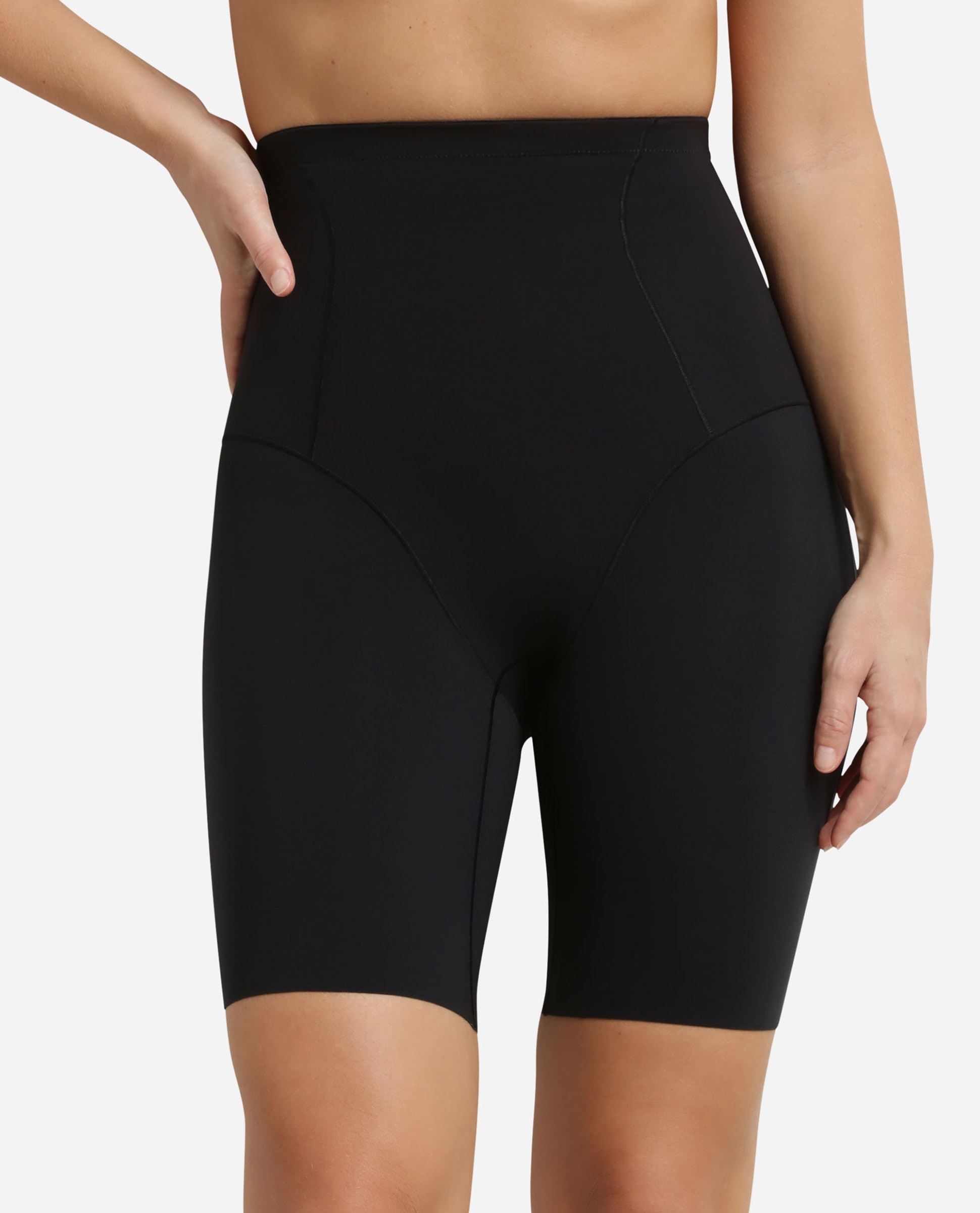Faja reductora de tiro alto soporte alto - Dim - Negro Negro-1